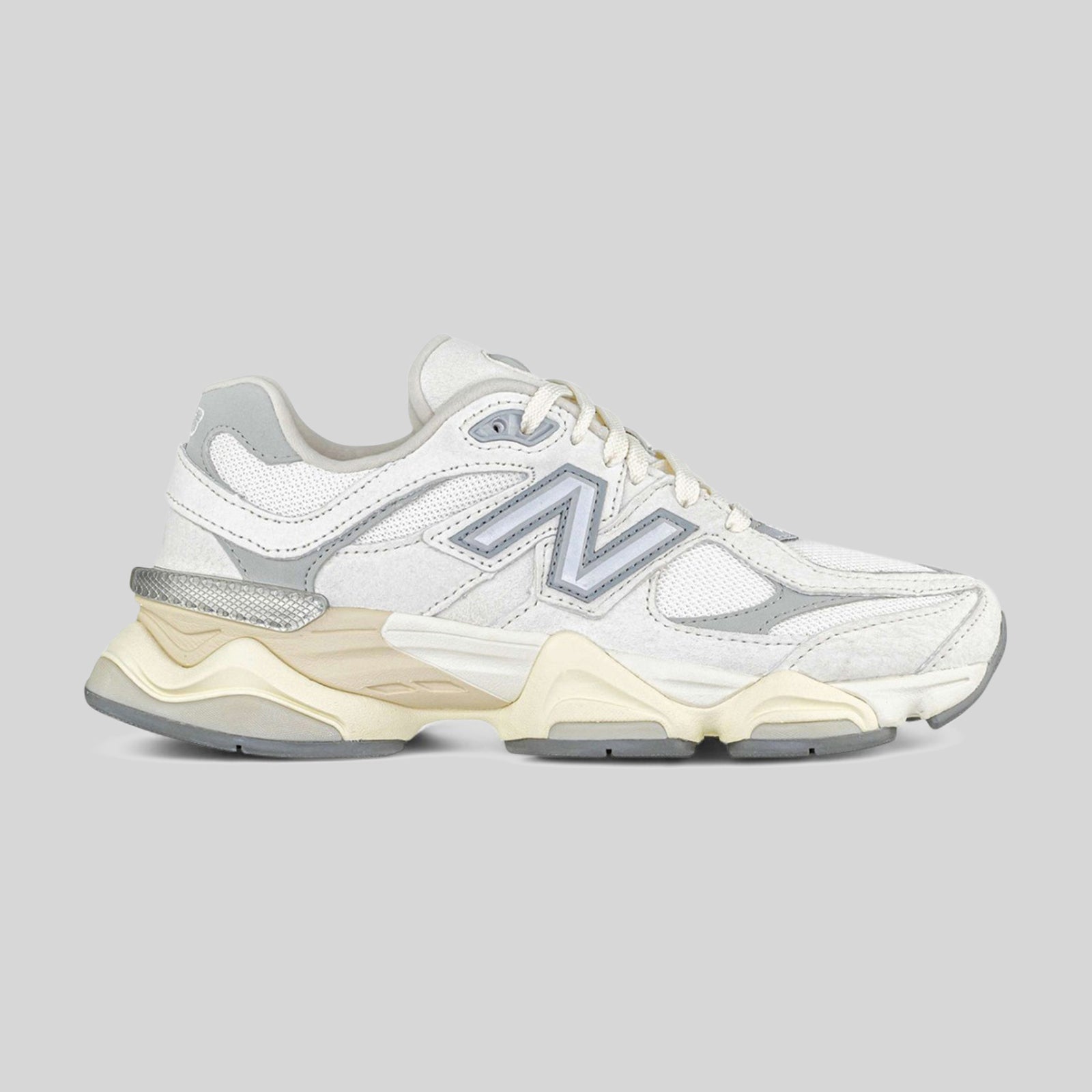 New Balance Sneaker 9060 Bianco/argento Unisex - 5