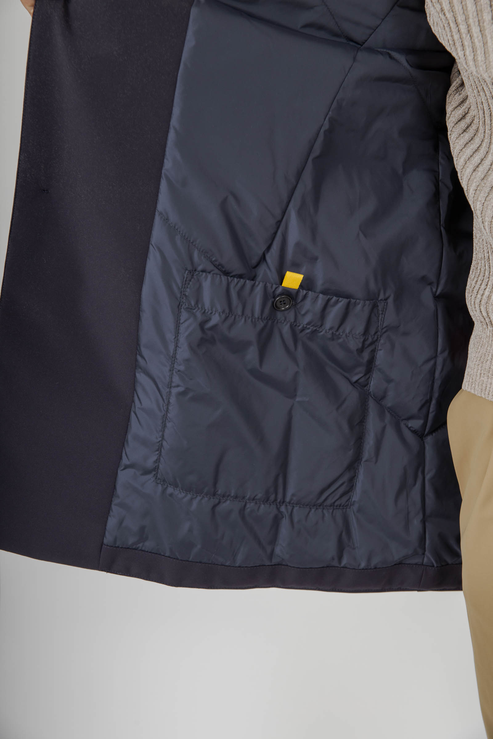 Aspesi Impermeabile Perfetto Blu Navy Uomo - 7