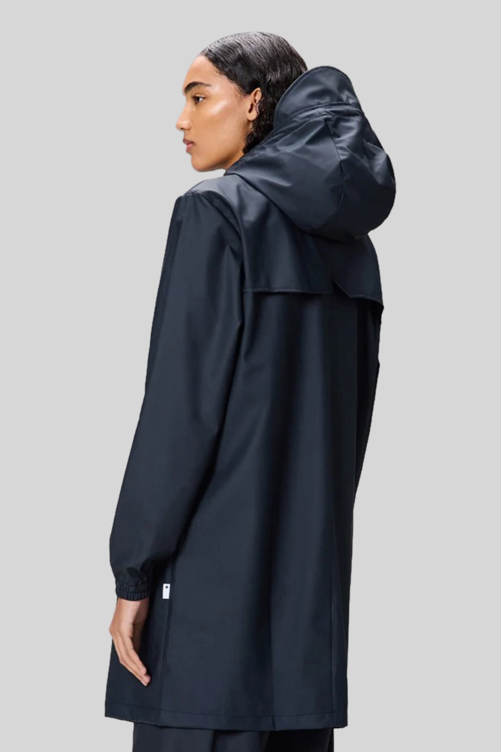 Rains Long Storm Breaker Blu Navy Donna - 2