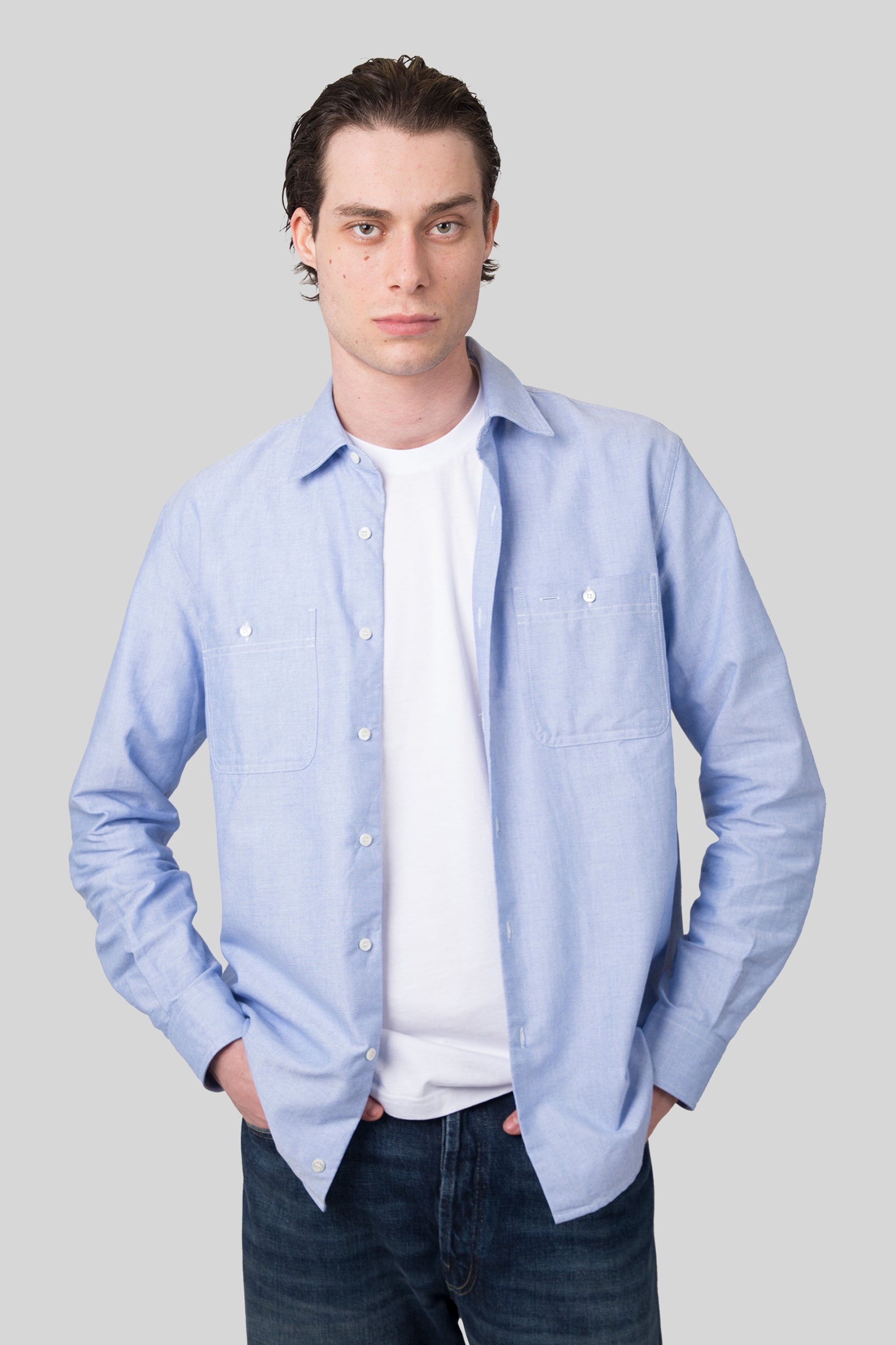 New C Slim Work Shirt - 1