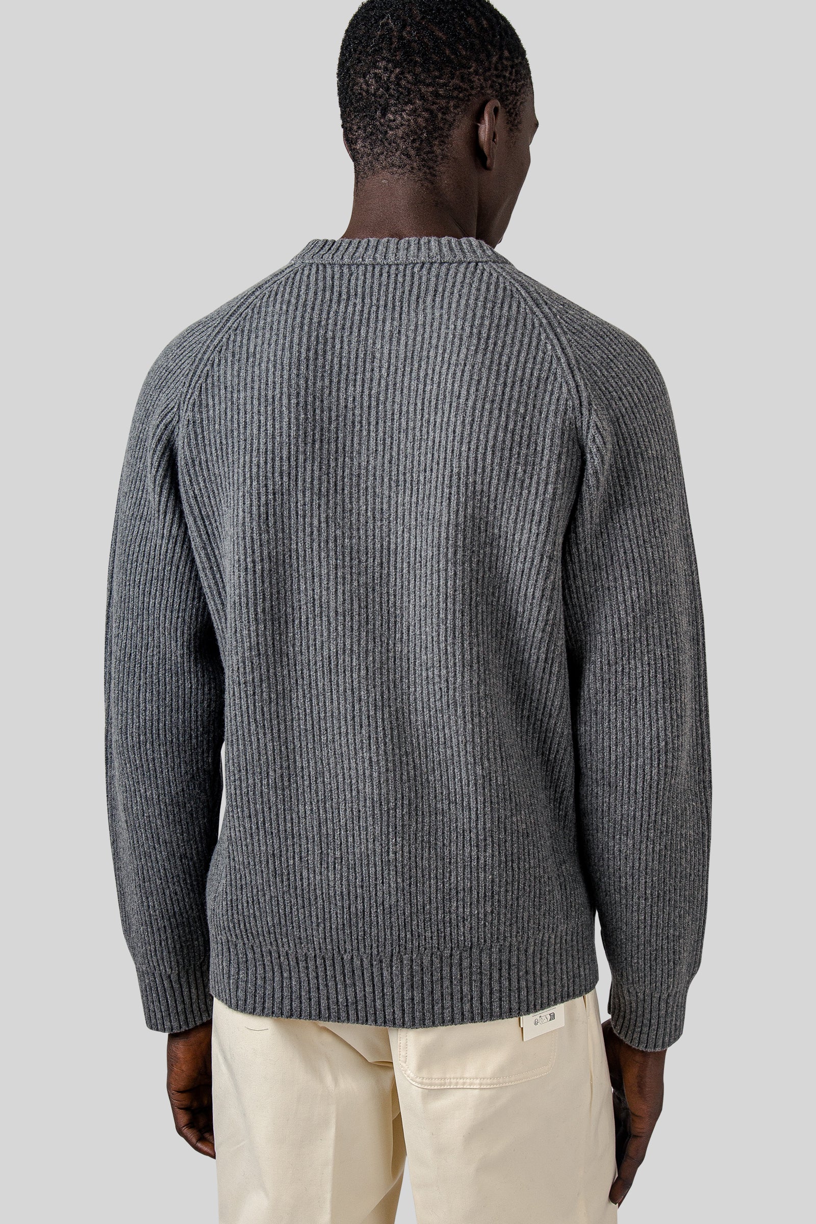 Filson Cascade Rib Crewneck Grigio Melange Uomo - 5