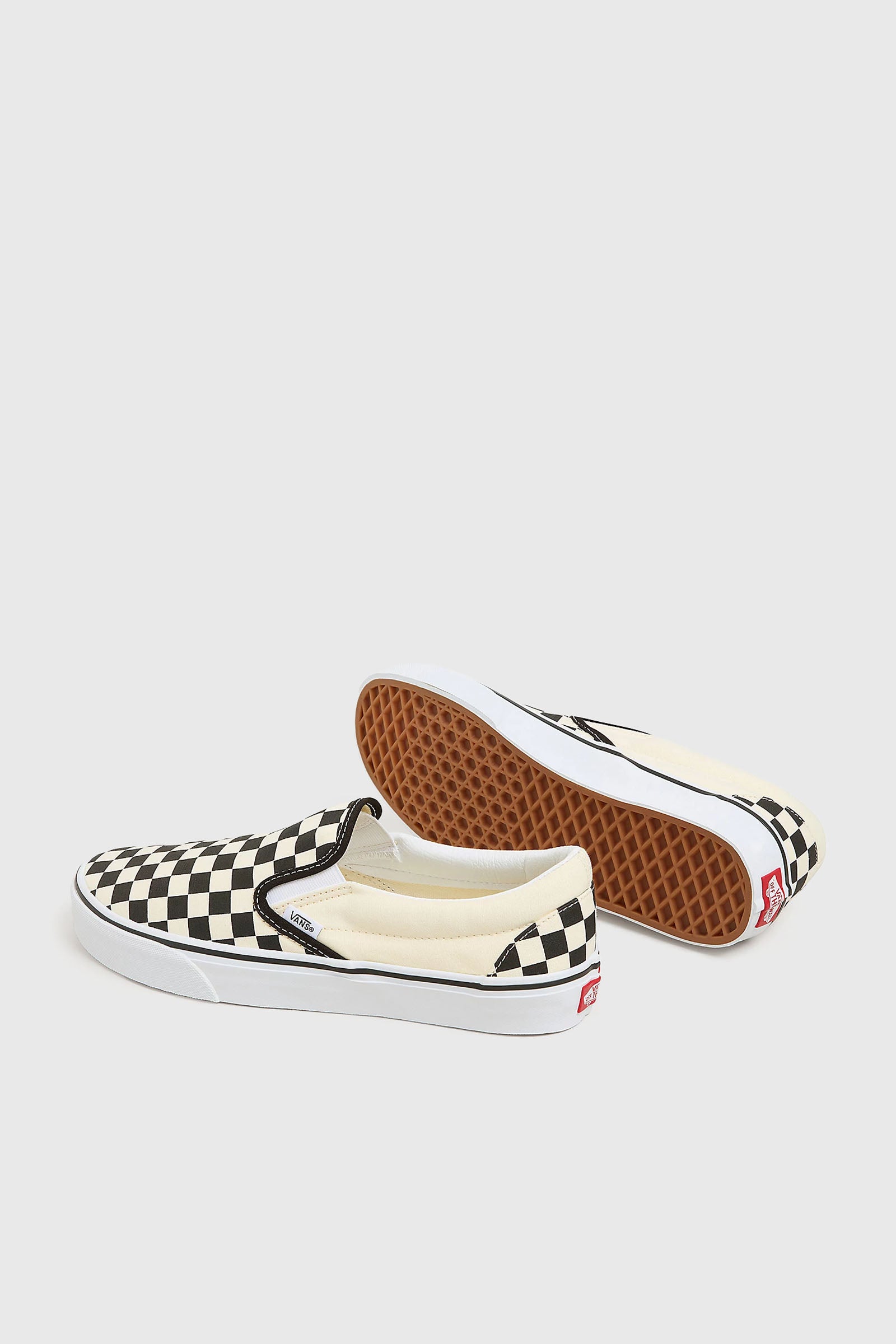 Vans "off The Wall" Sneaker Classic Slip-on Bianco/nero Uomo - 4