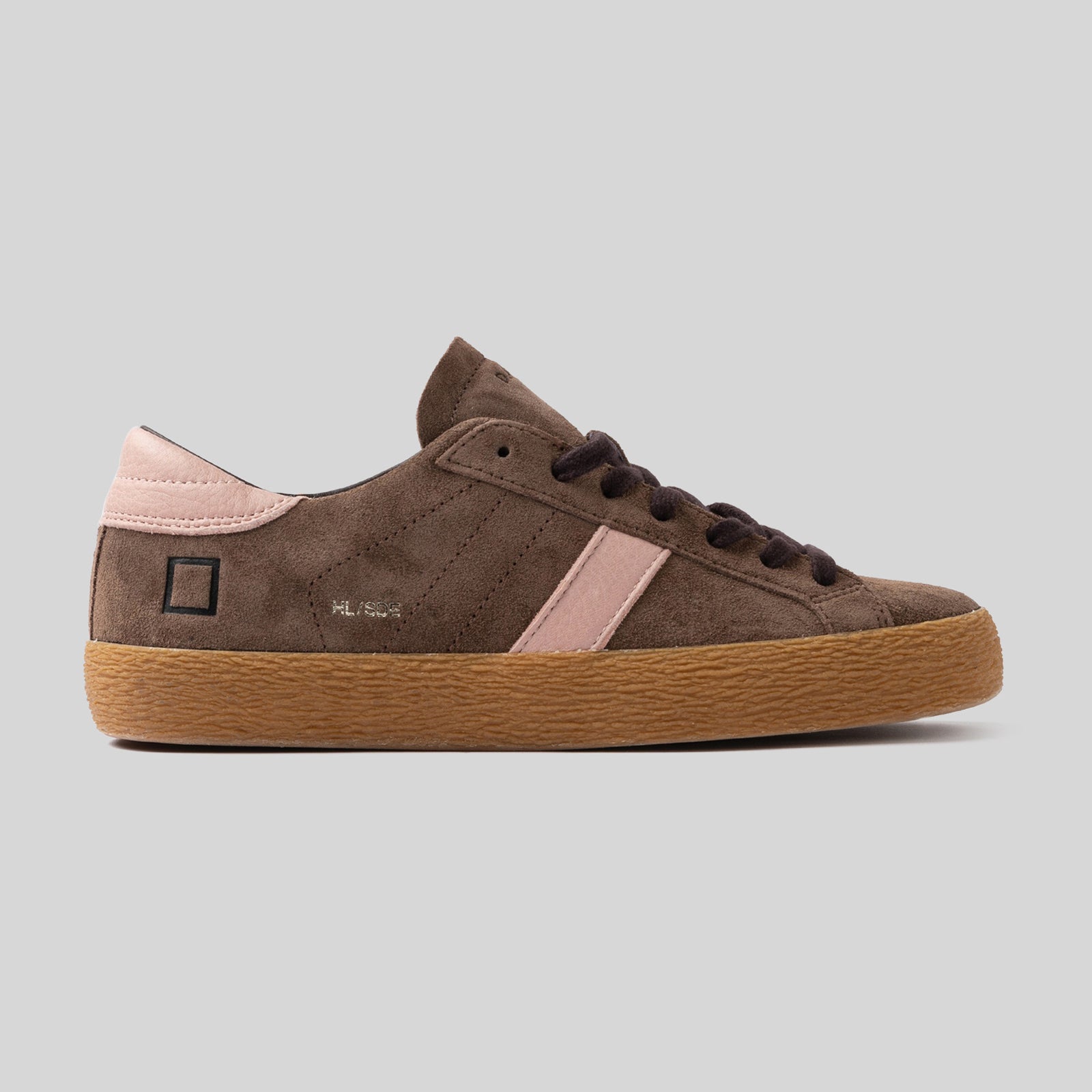 D.a.t.e. Sneaker Hill Low Suede Taupe Donna - 6