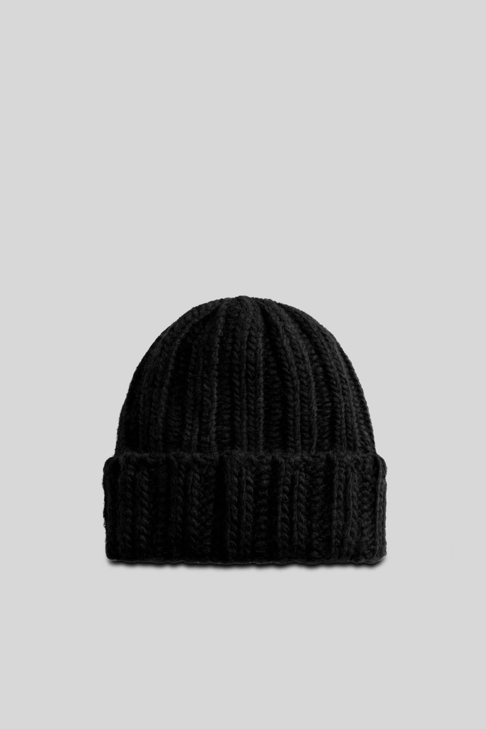 Woolrich Chunky Beanie Nero Unisex - 2