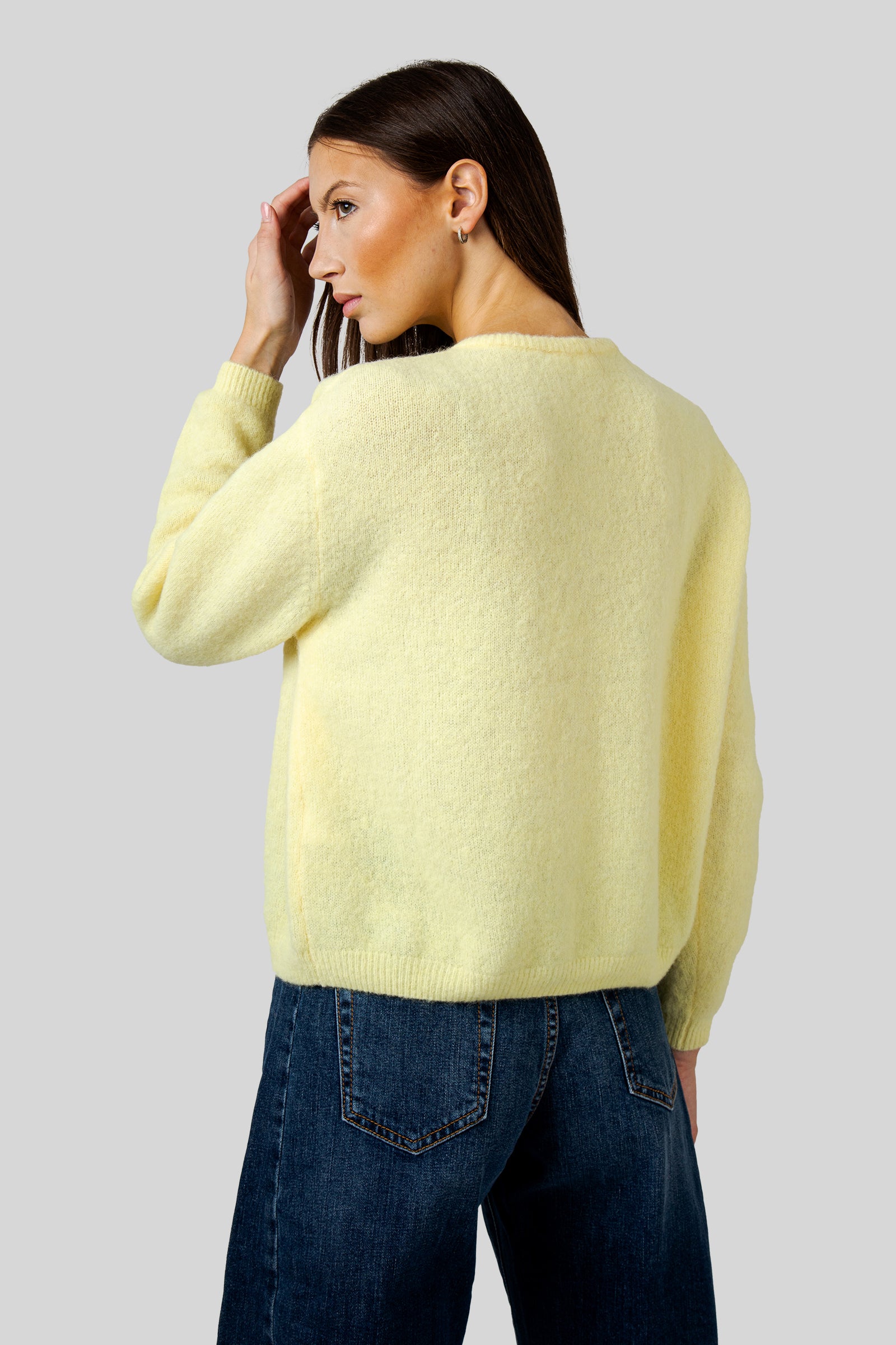 American Vintage Cardigan Vitow Giallo Donna - 3