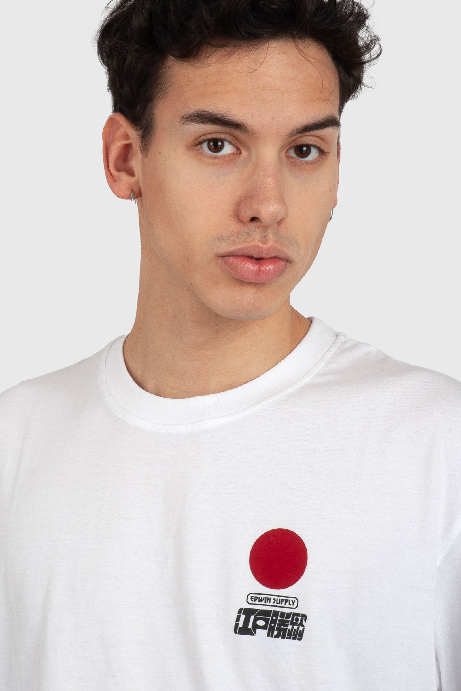 Edwin T-shirt Sun On Bianco Uomo - 1