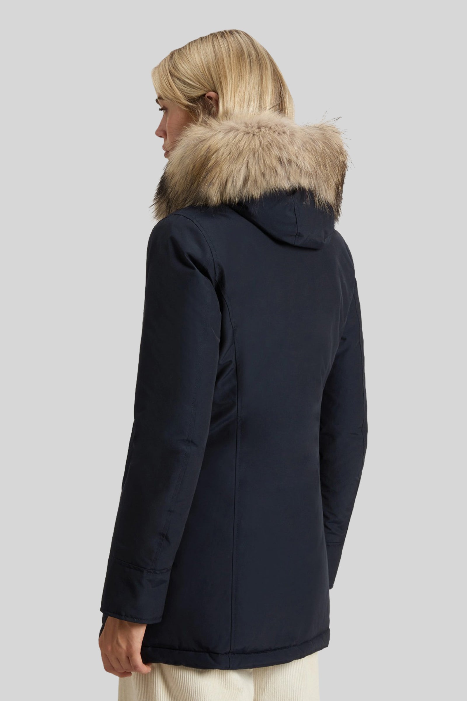 Arctic Parka In Ramar Cloth With Removable Fur - 3