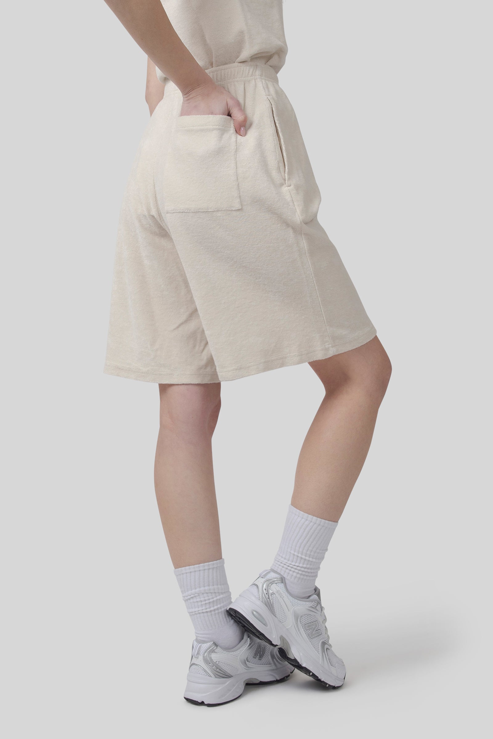 American Vintage Bermuda Fuxow Ecru Donna - 5