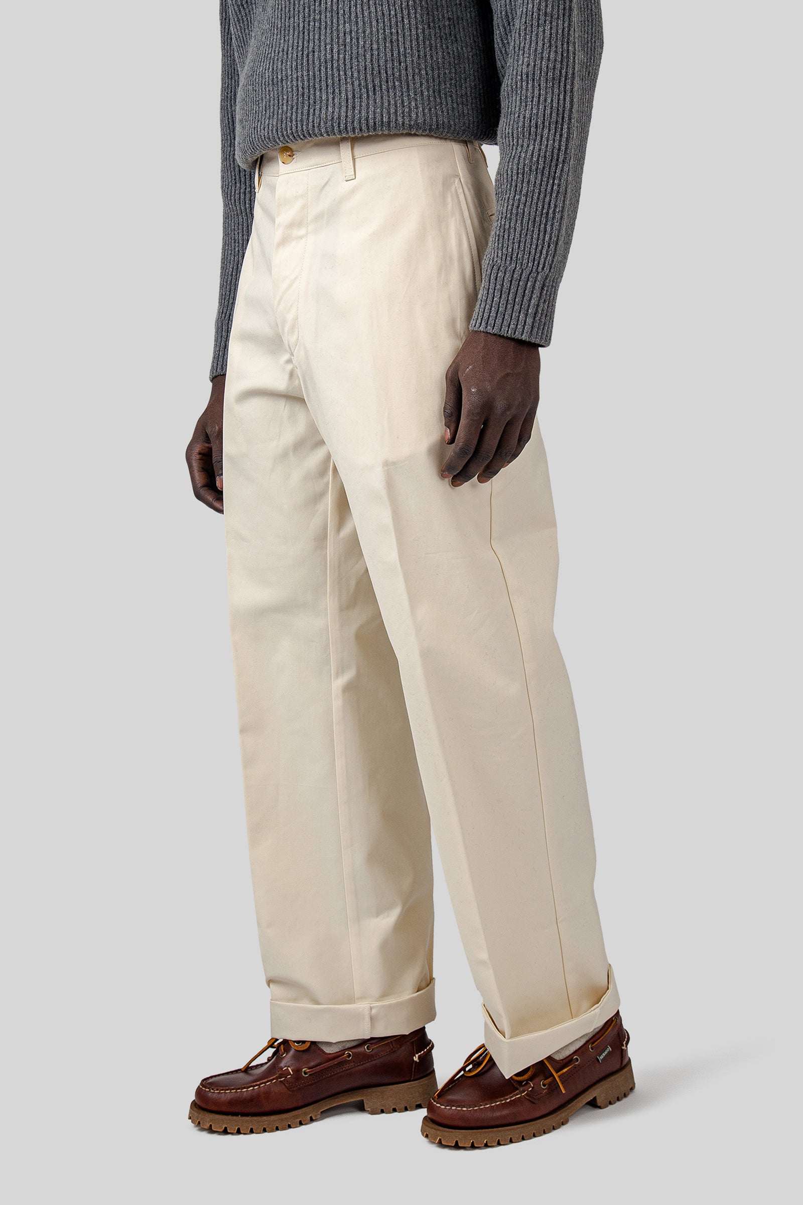 Fortela Pantaloni Silver Ecru Uomo - 1