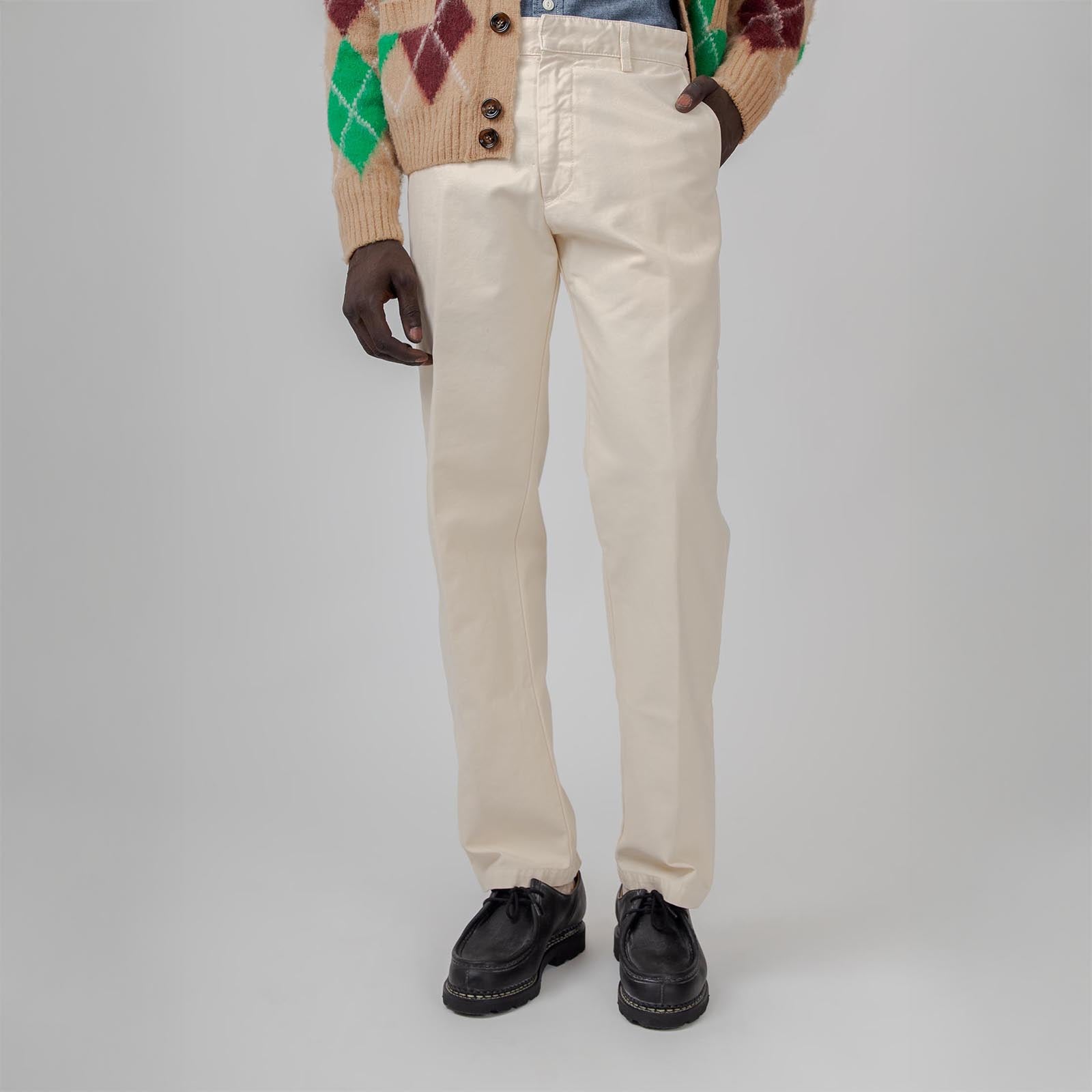 Fortela Pantalone Maine Bianco Off Uomo - 7