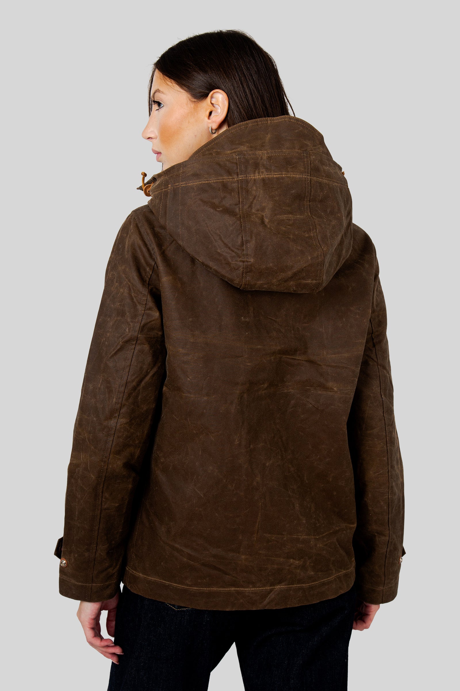 Manifattura Ceccarelli New Woman Blazer Coat With Hood Marrone Donna - 5