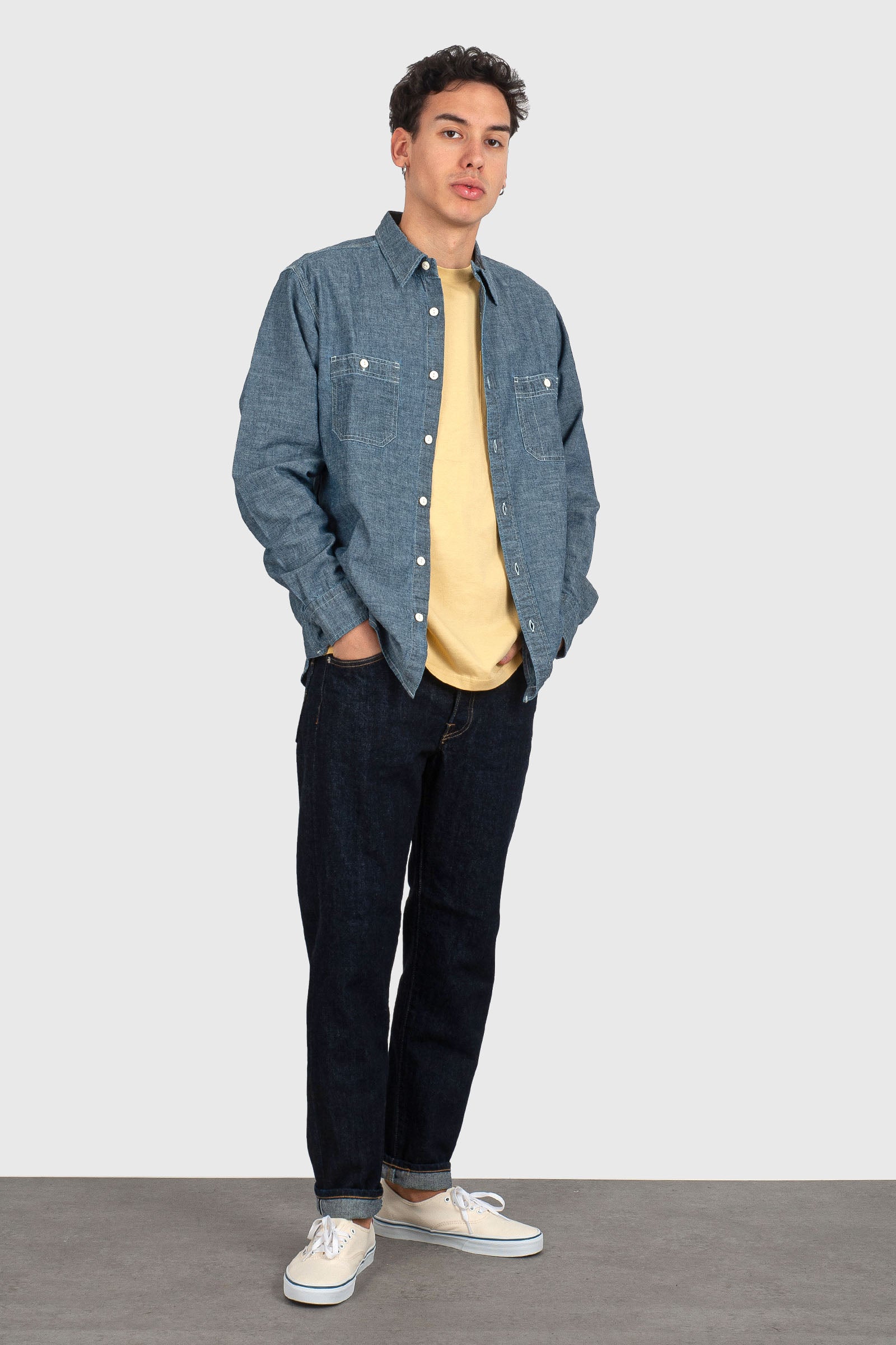 Edwin Jeans Regular Tapered Japan Blu Scuro Uomo - 5