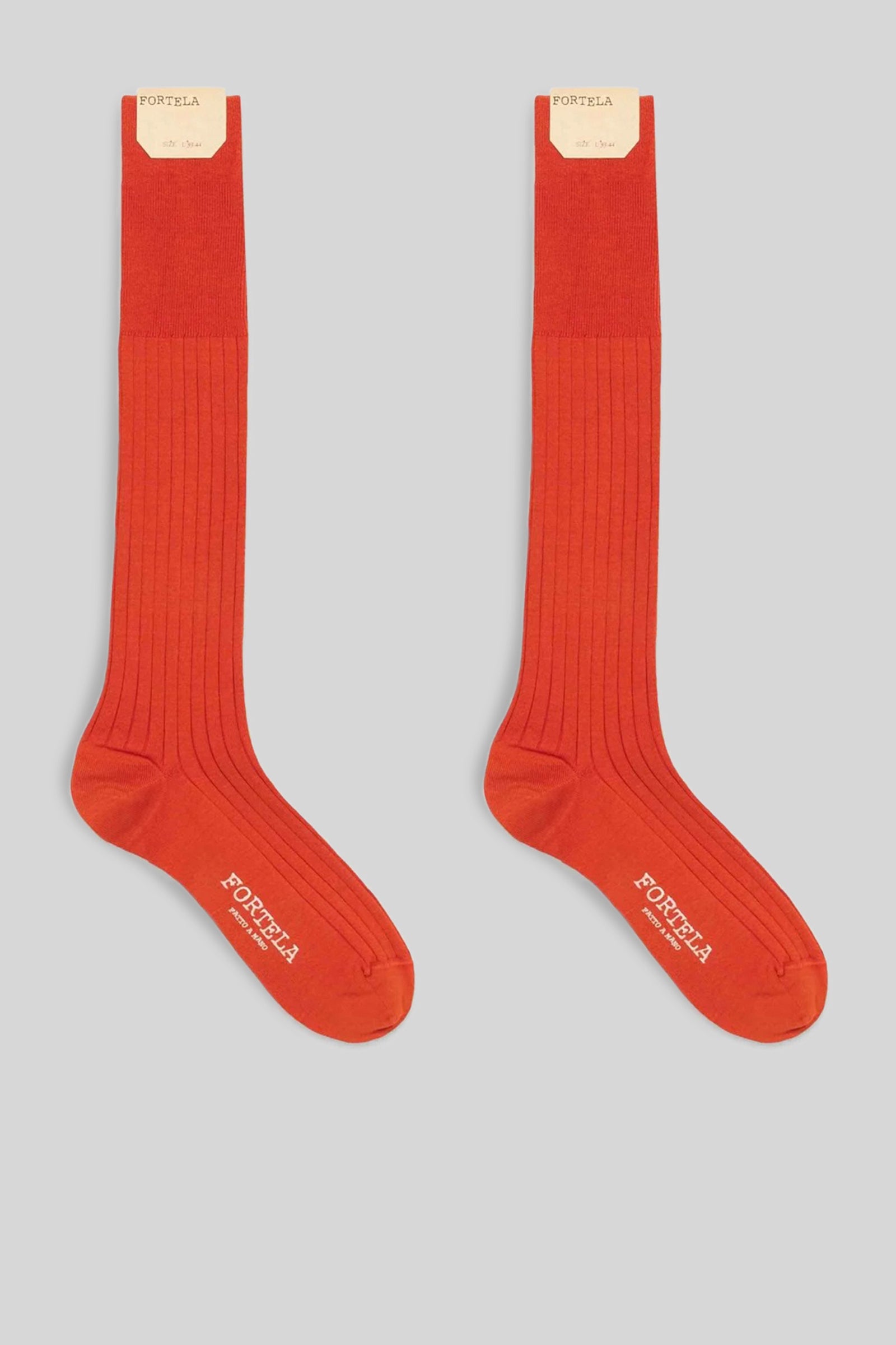 Fortela Calzino Filo Scozia Arancio Unisex - 1