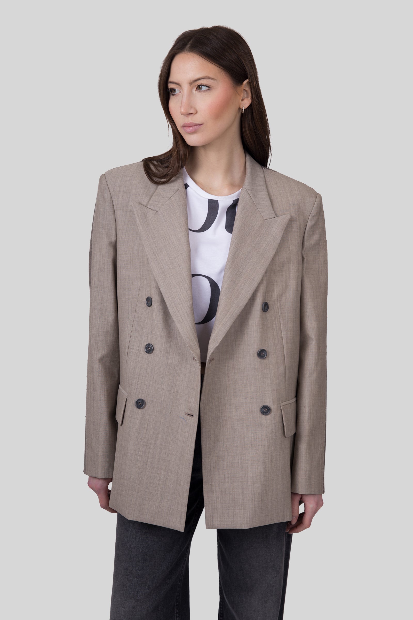 Erika Cavallini Giacca Ambra Tortora Donna - 2