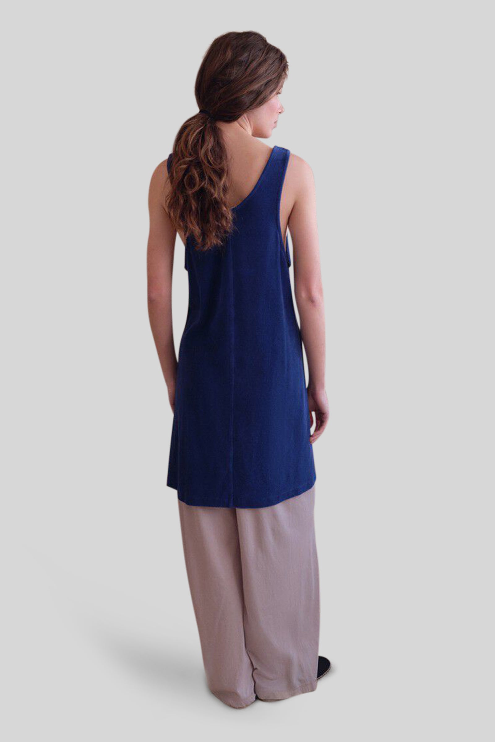 American Vintage Abito Fuxow Blu China Donna - 4