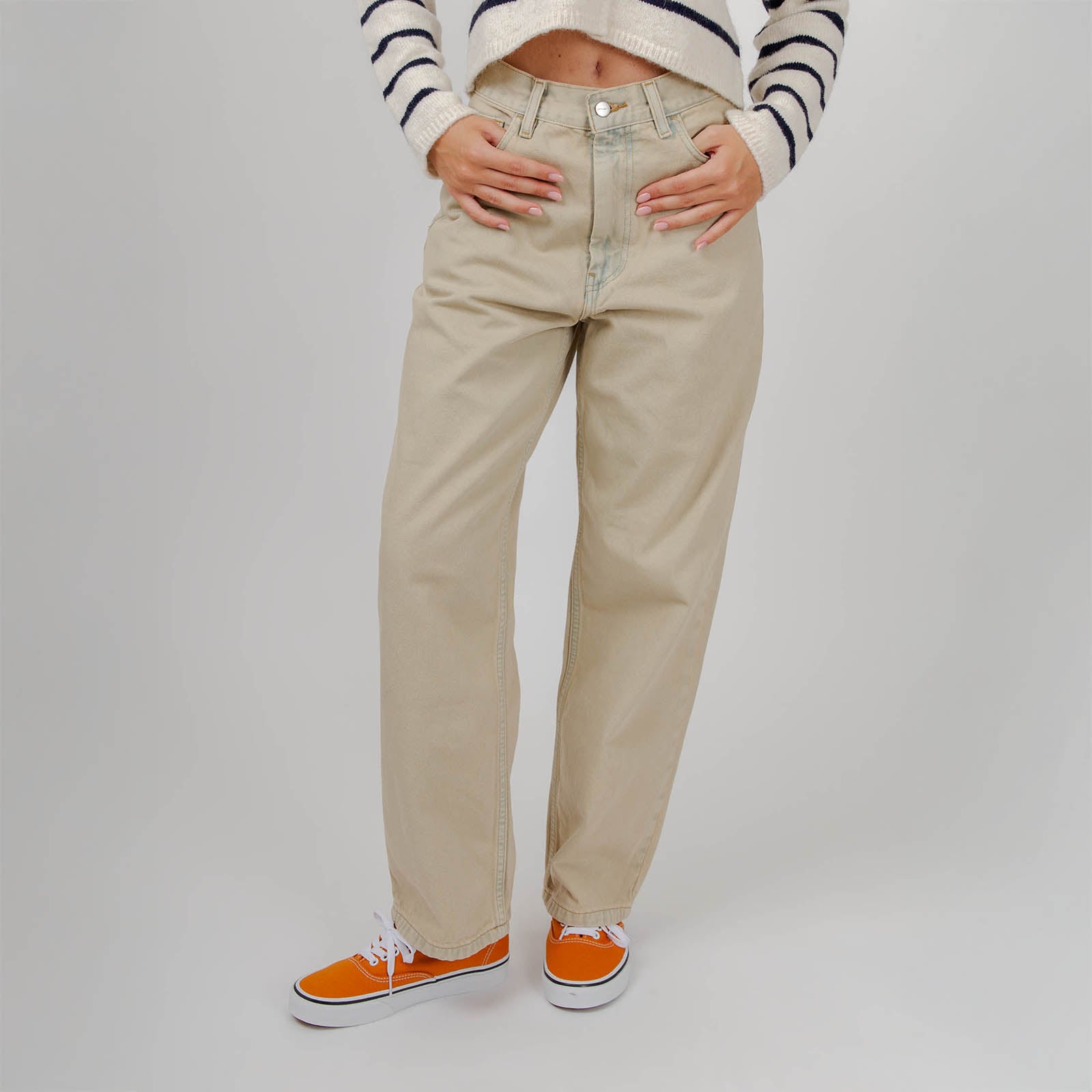 Carhartt Wip W' Brandon Pant Beige Donna - 8