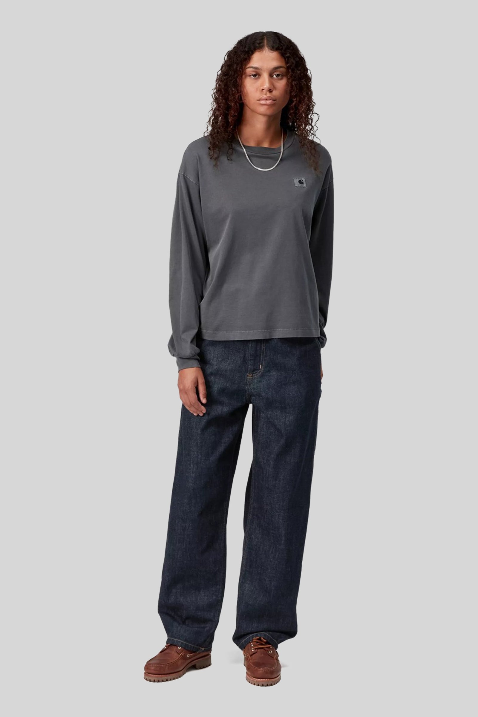 Carhartt Wip W' Brandon Single Knee Blu Scuro Donna - 3