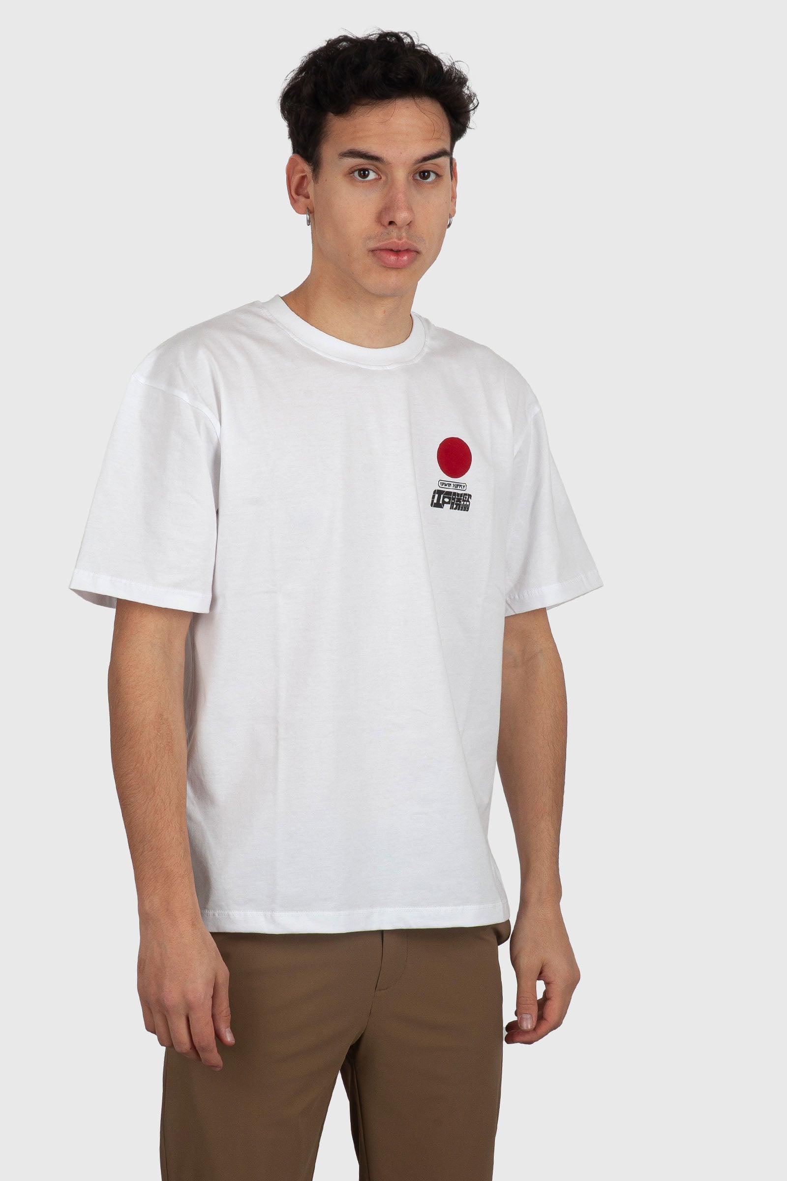 Edwin T-shirt Sun On Bianco Uomo - 5