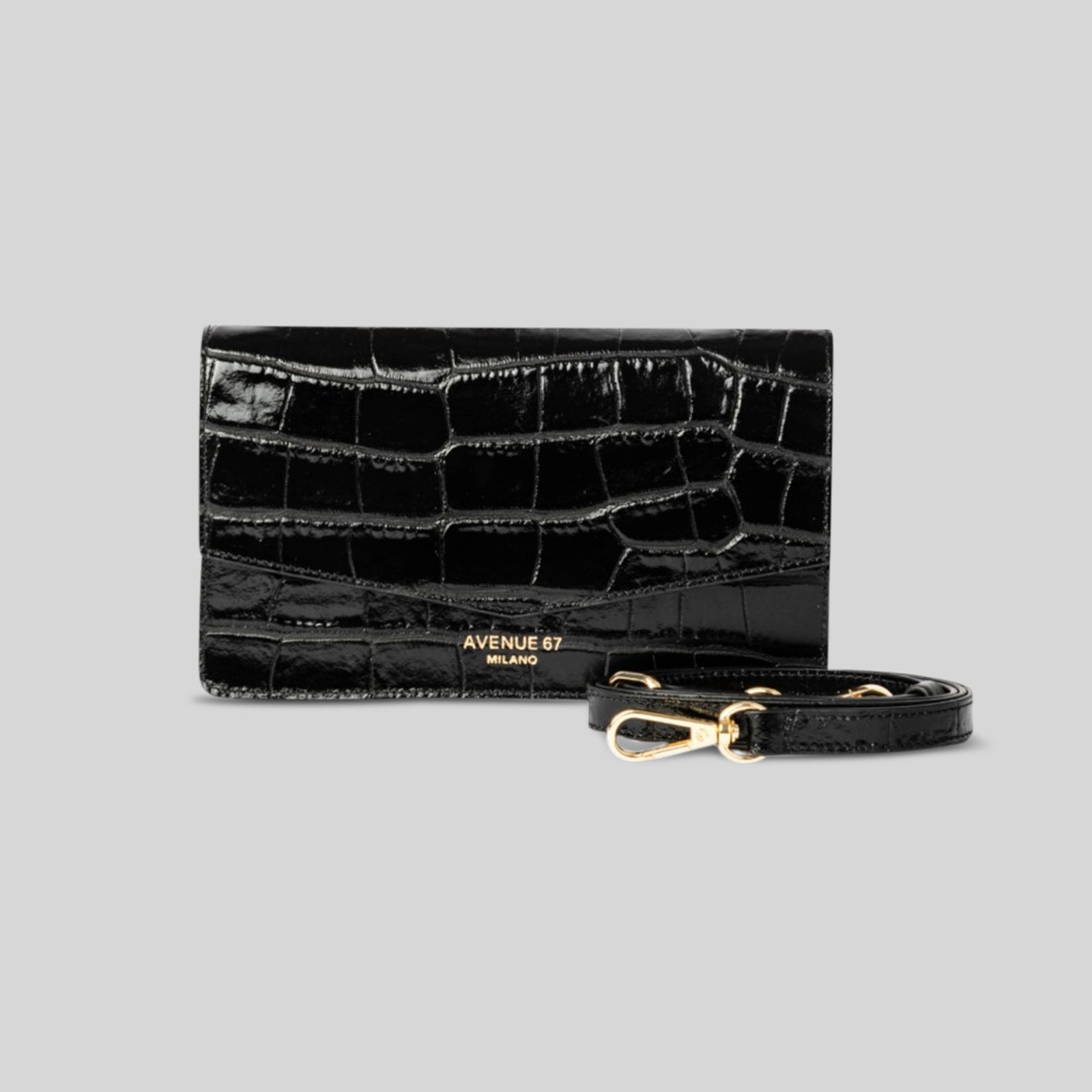 Avenue 67 Borsa New Travel Stampa Cocco Nero Donna - 4
