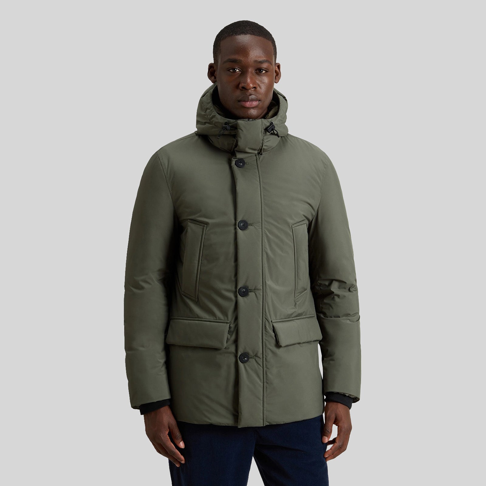Woolrich Cloud Arctic Parka Verde Scuro Uomo - 6