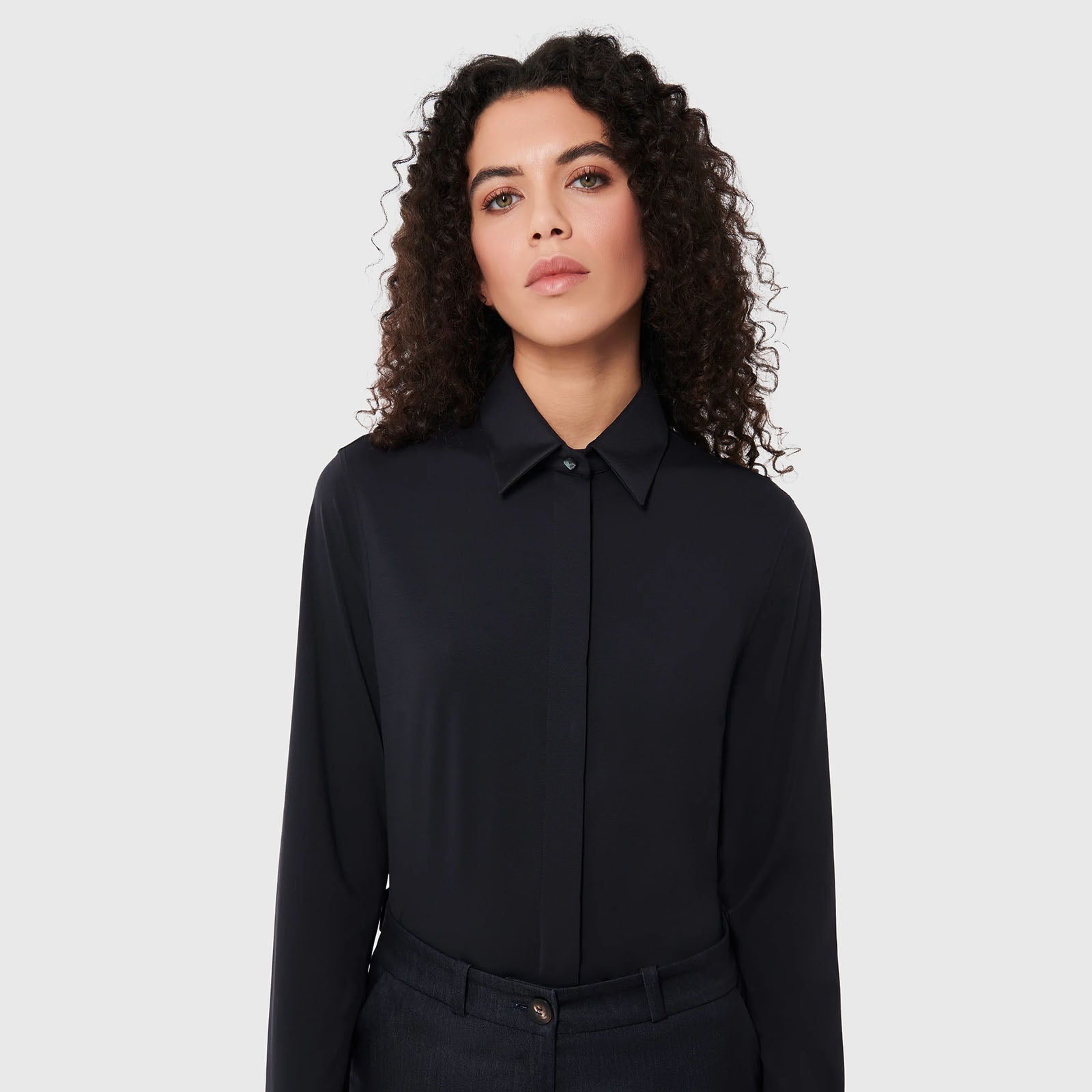 Rrd Oxford Plain Wom Shirt Nero Donna - 7