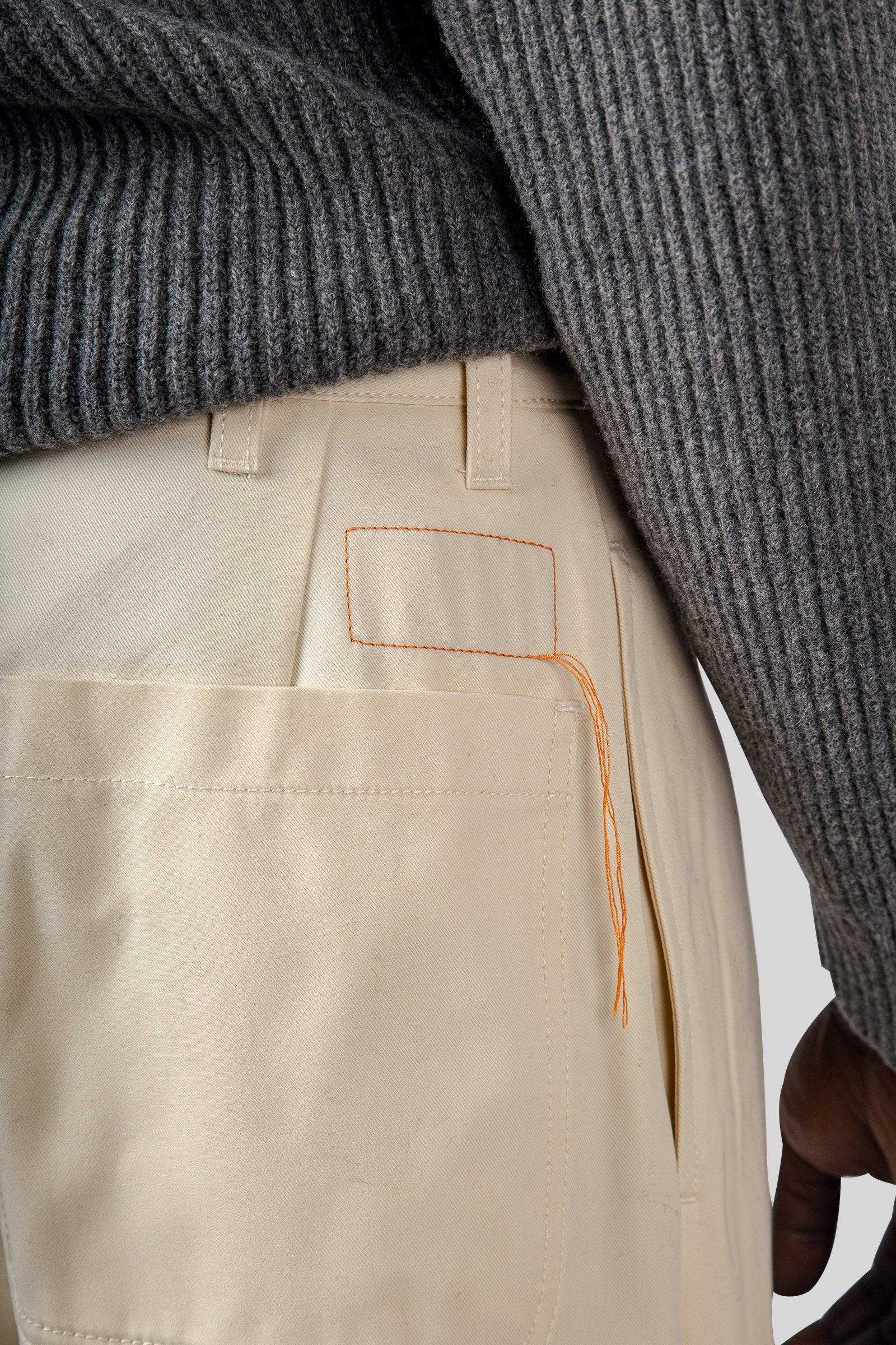 Fortela Pantaloni Silver Ecru Uomo - 7