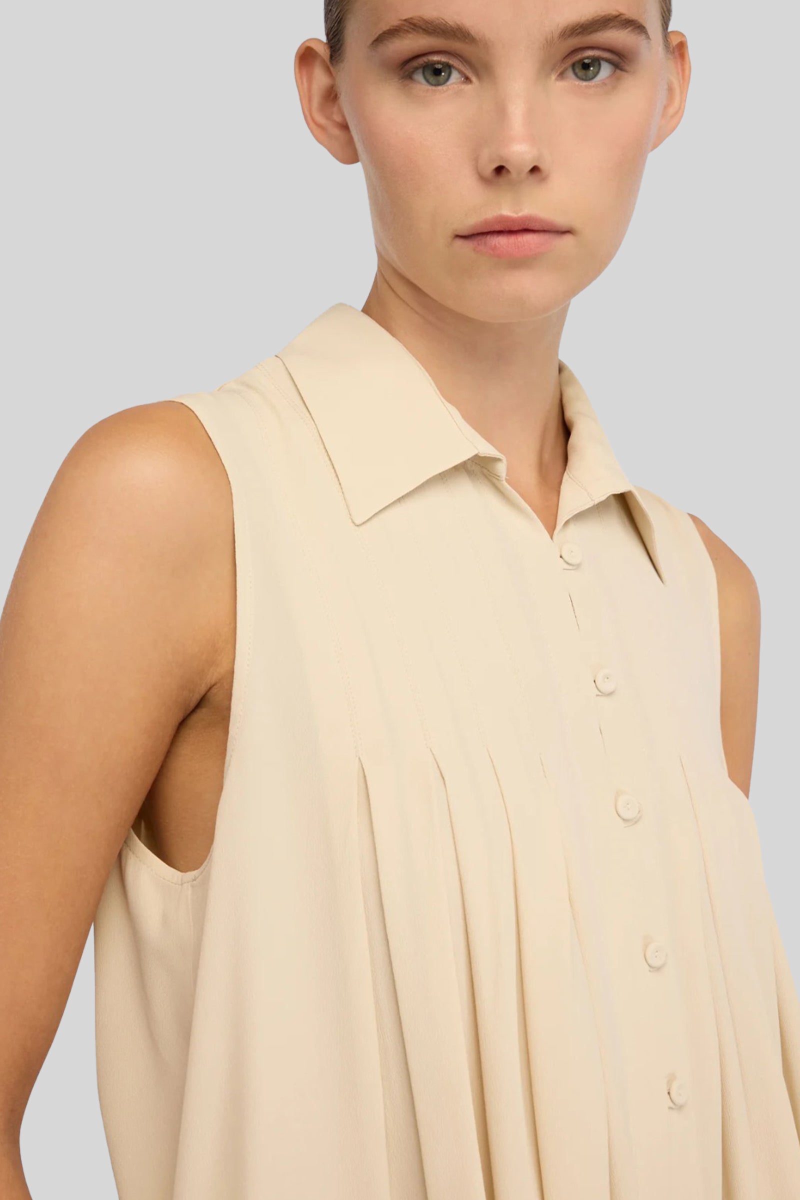 Semicouture Blusa Alysia Gesso Donna - 1