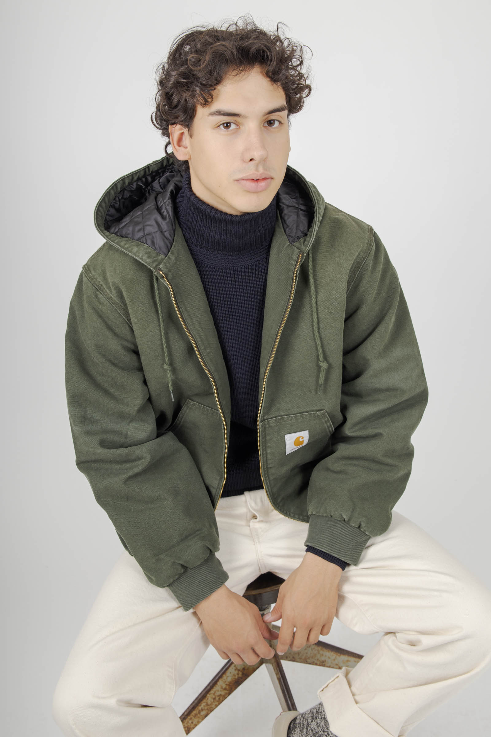 Carhartt Wip Og Active Jacket Verde Oliva Uomo - 1