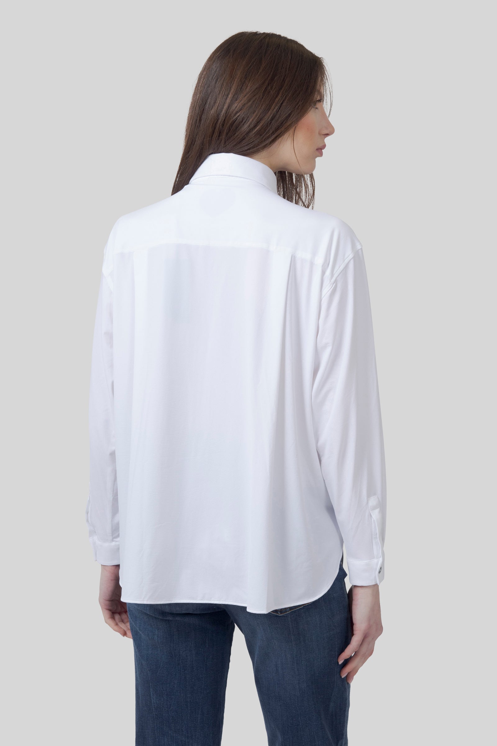 Rrd Camicia Oxford Boyfriend Wom Bianco Donna - 5
