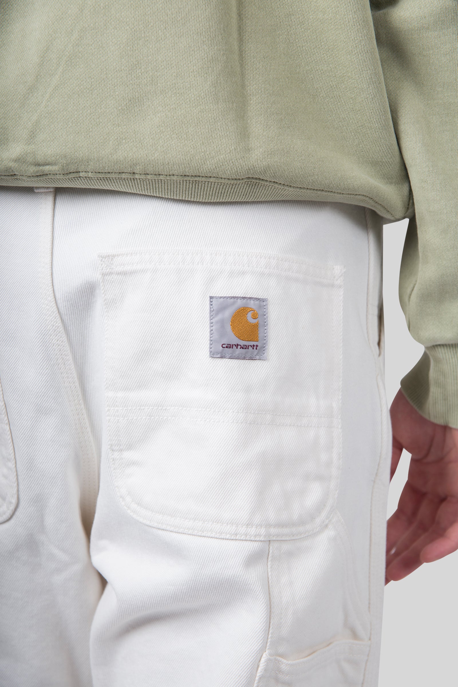 Carhartt Wip Single Knee Pant Bianco Uomo - 2