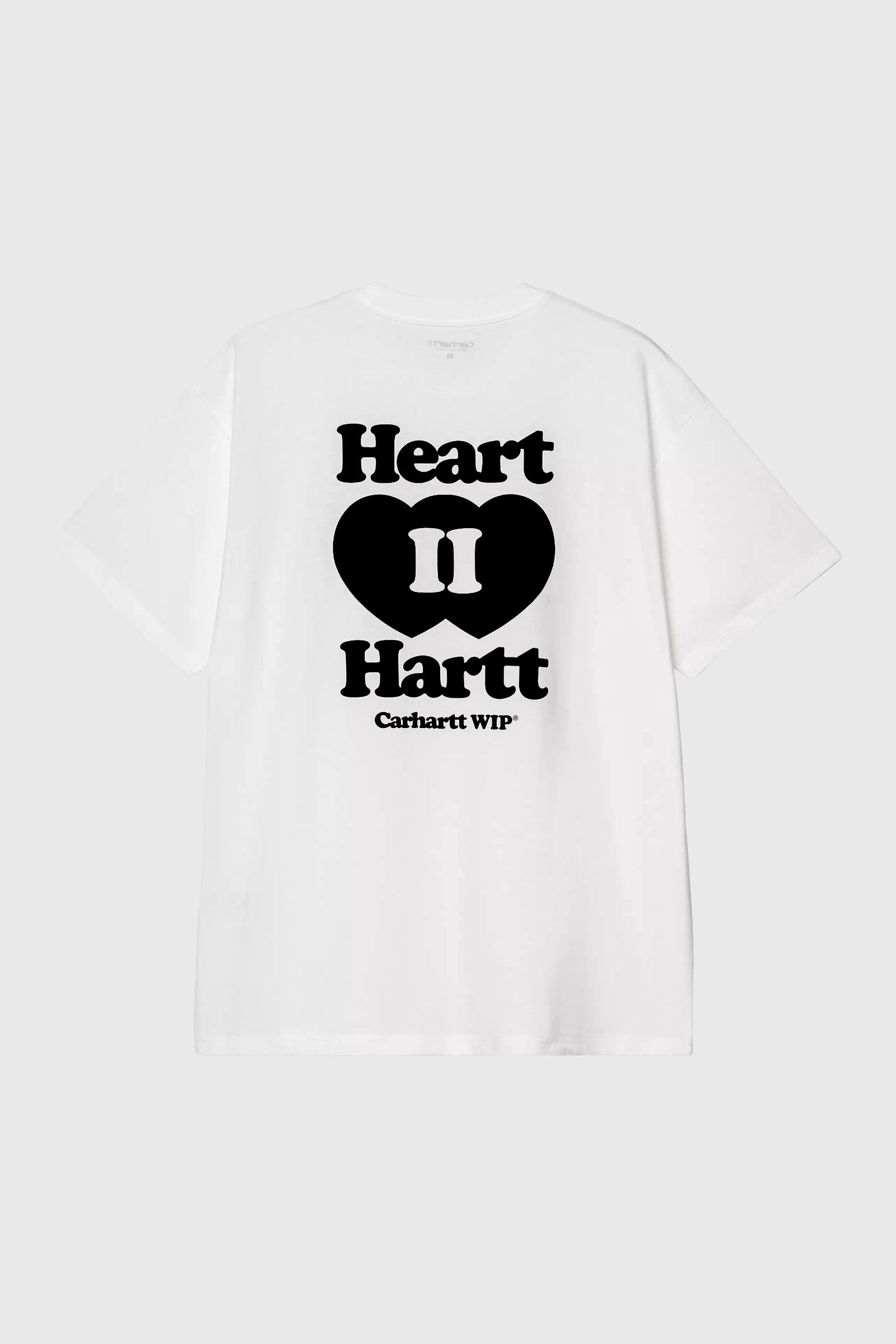 Carhartt Wip T-shirt S/s Heart Ii Hartt Bianco Uomo - 5