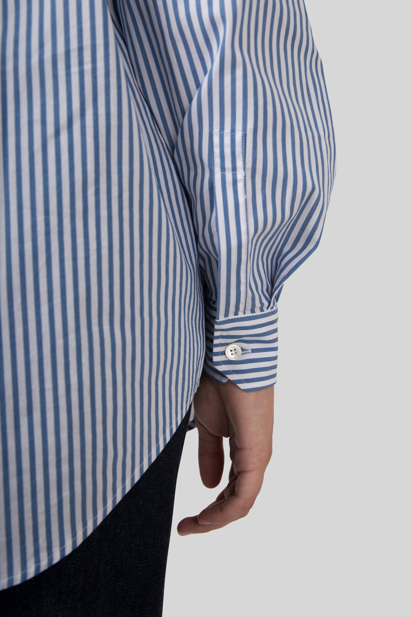 Department Five Camicia Over Hangar In Popeline Blu Donna - 6