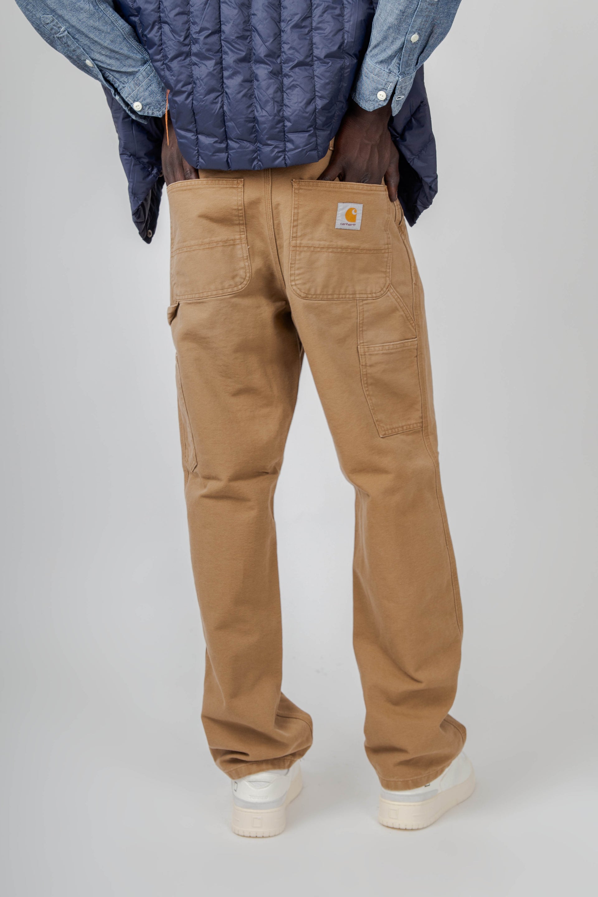 Carhartt Wip Single Knee Pant Cammello Uomo - 5