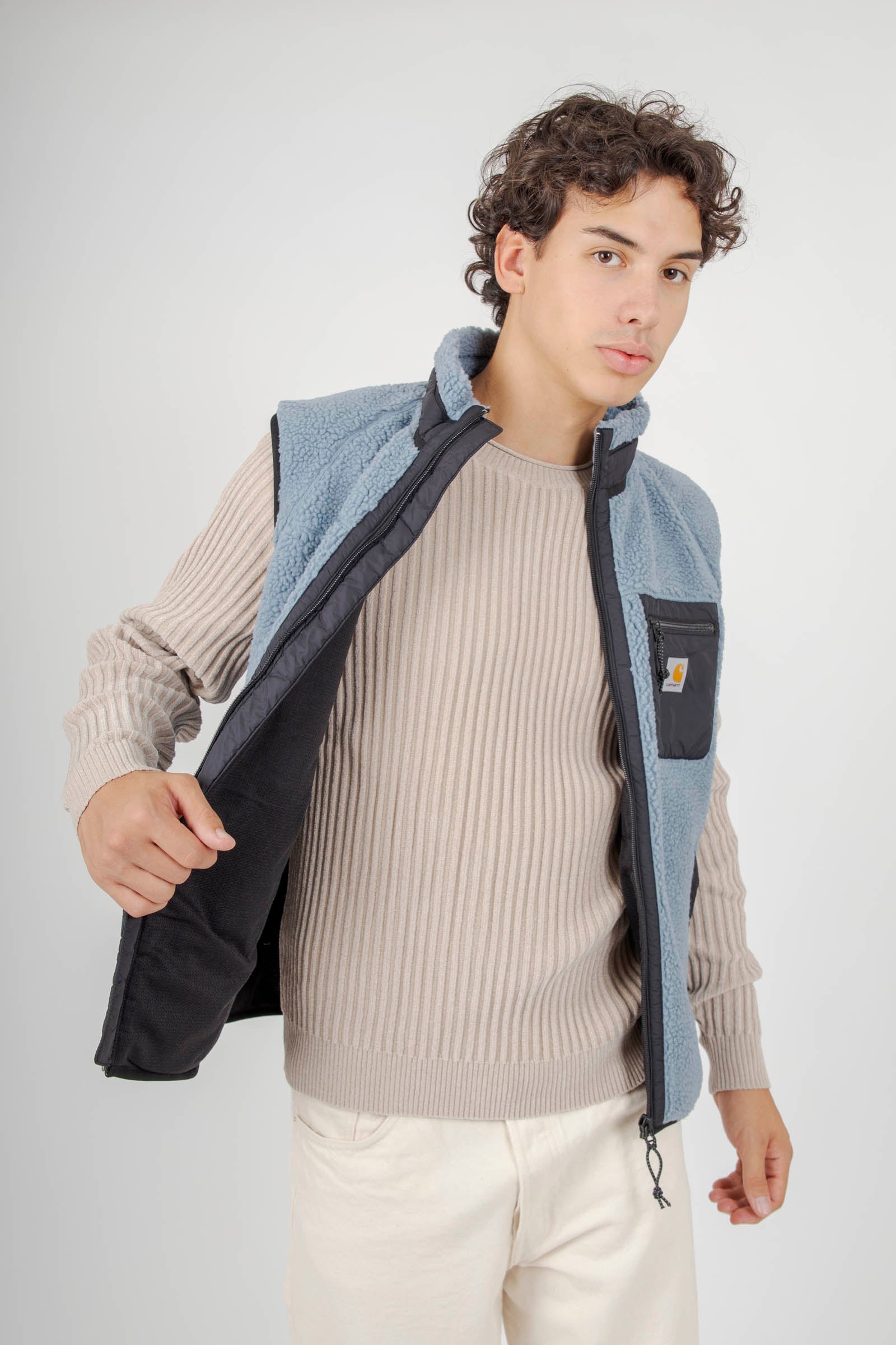 Rrd Maglia Velvet Rave Round Crema Uomo - 5