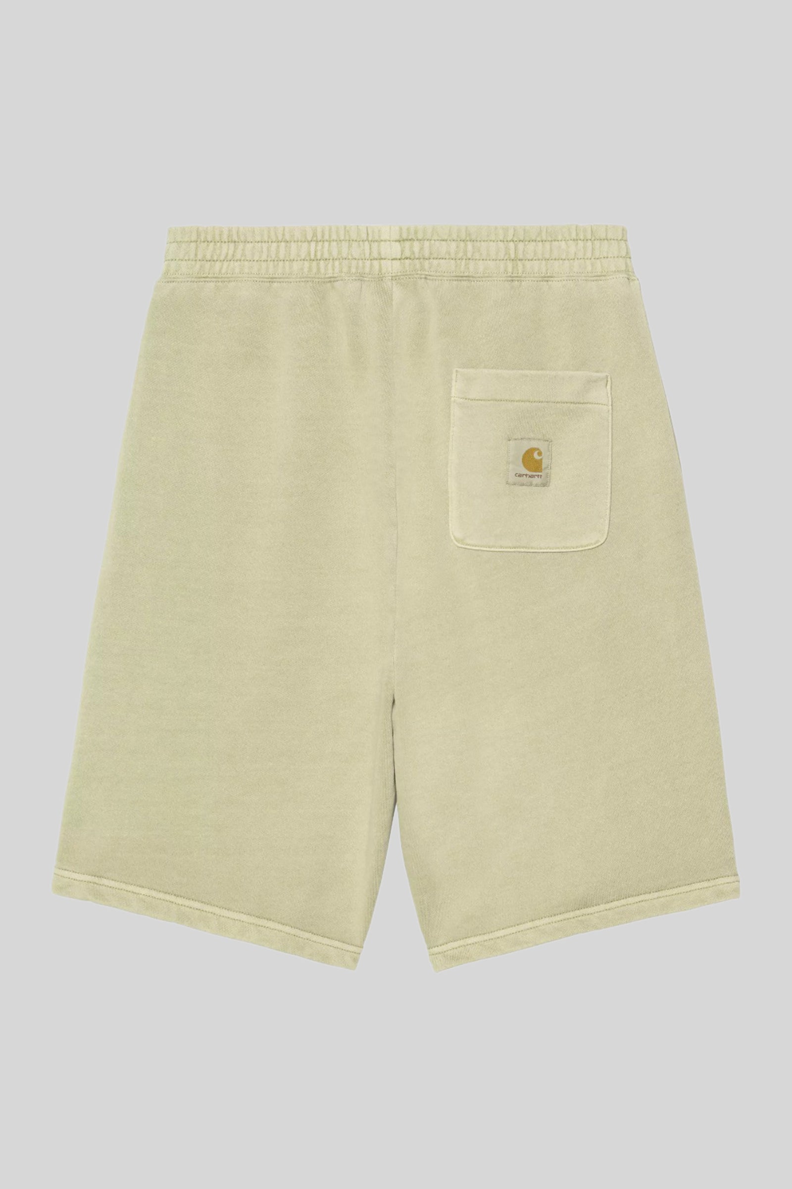Carhartt Wip Short In Felpa Nelson Verde Chiaro Uomo - 2