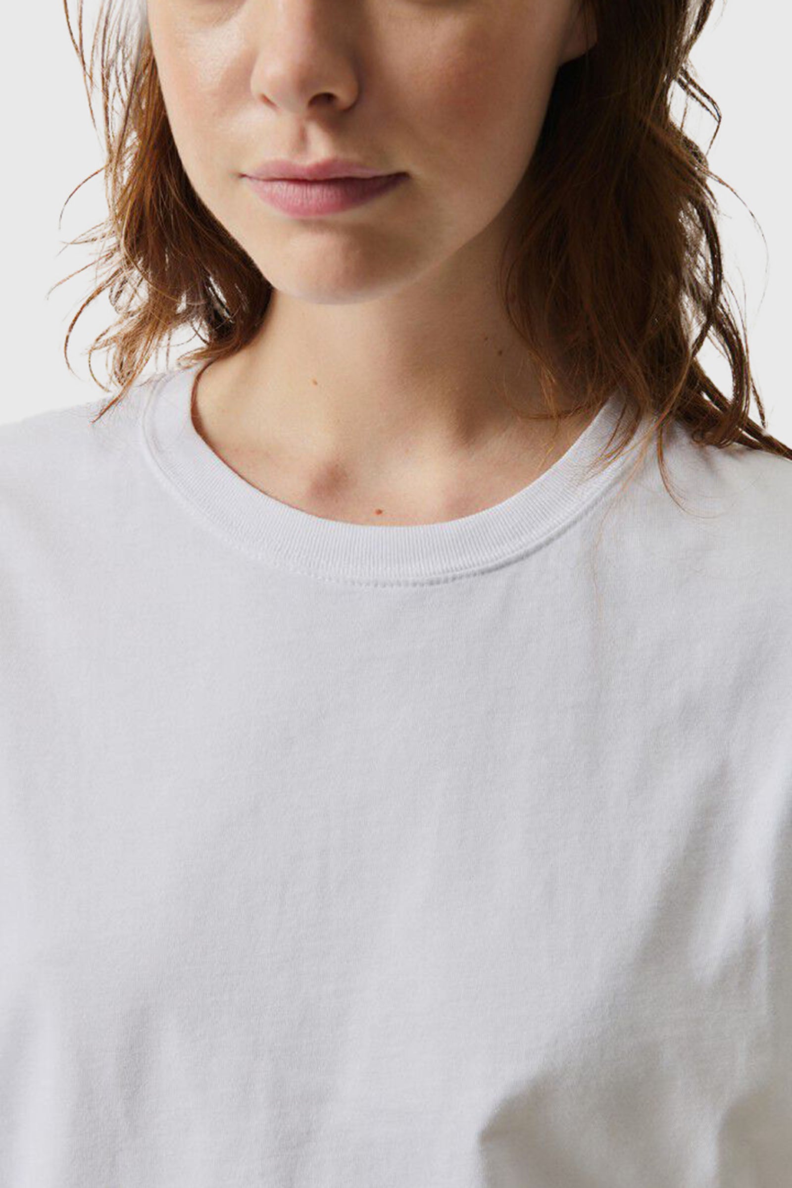 American Vintage T-shirt Fizvalley Bianco Donna - 4