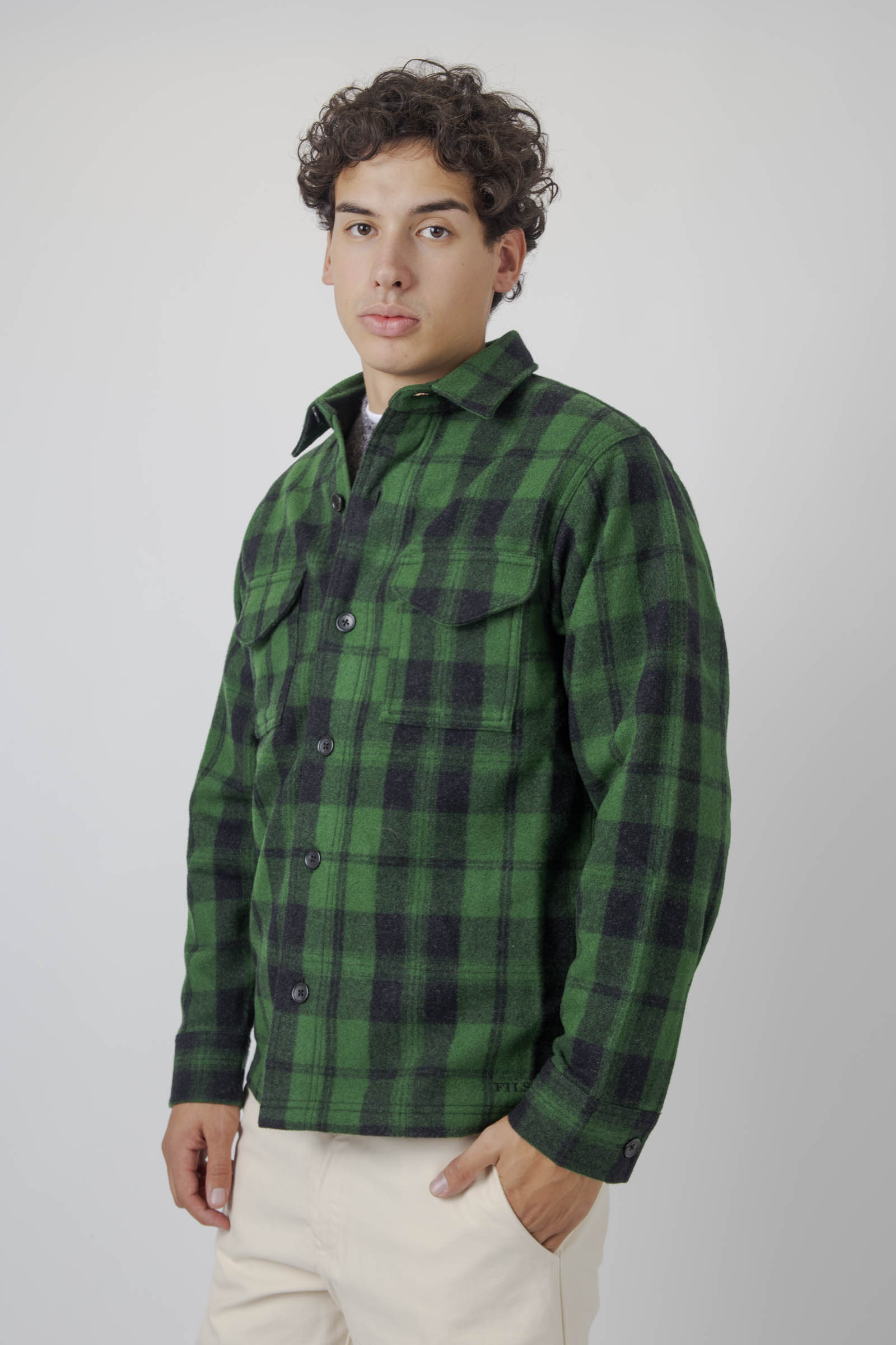 Filson Jac-shirt Verde/nero Uomo - 1