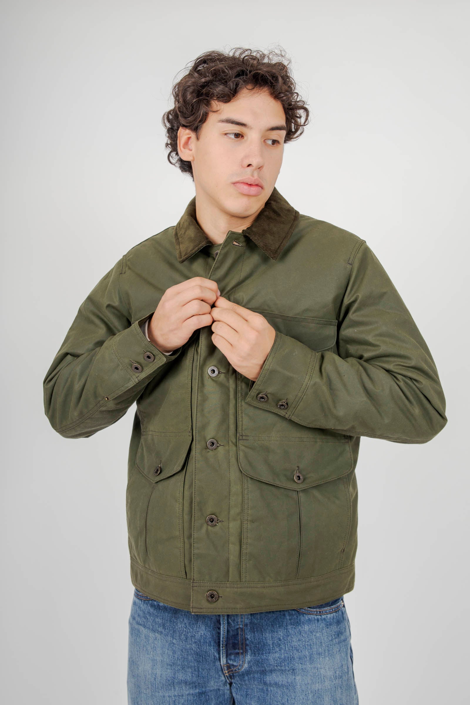 Filson Journeyman Jacket Verde Uomo - 3