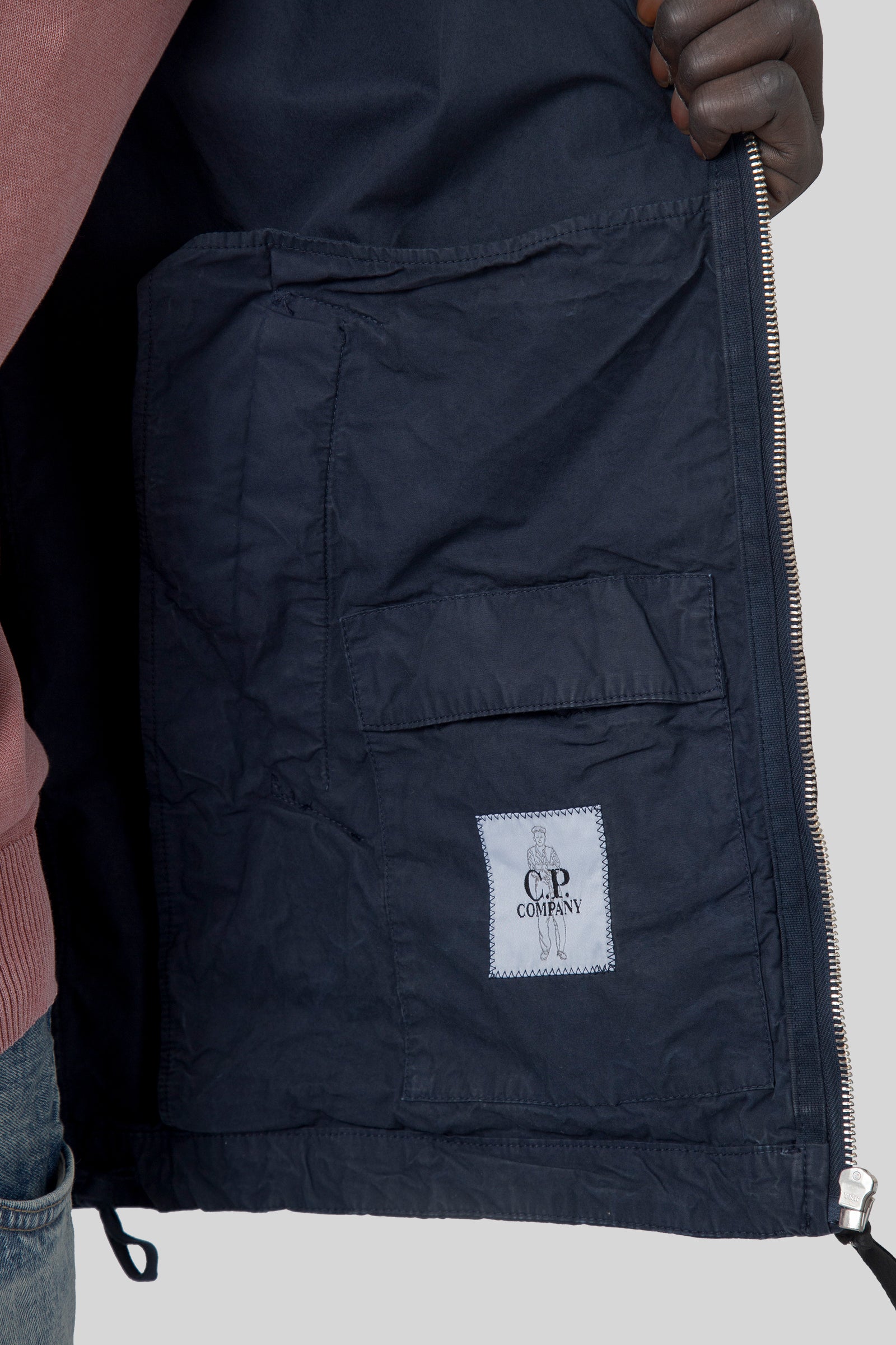 C.p. Company Giubbotto Micro Reps Blu Uomo - 9