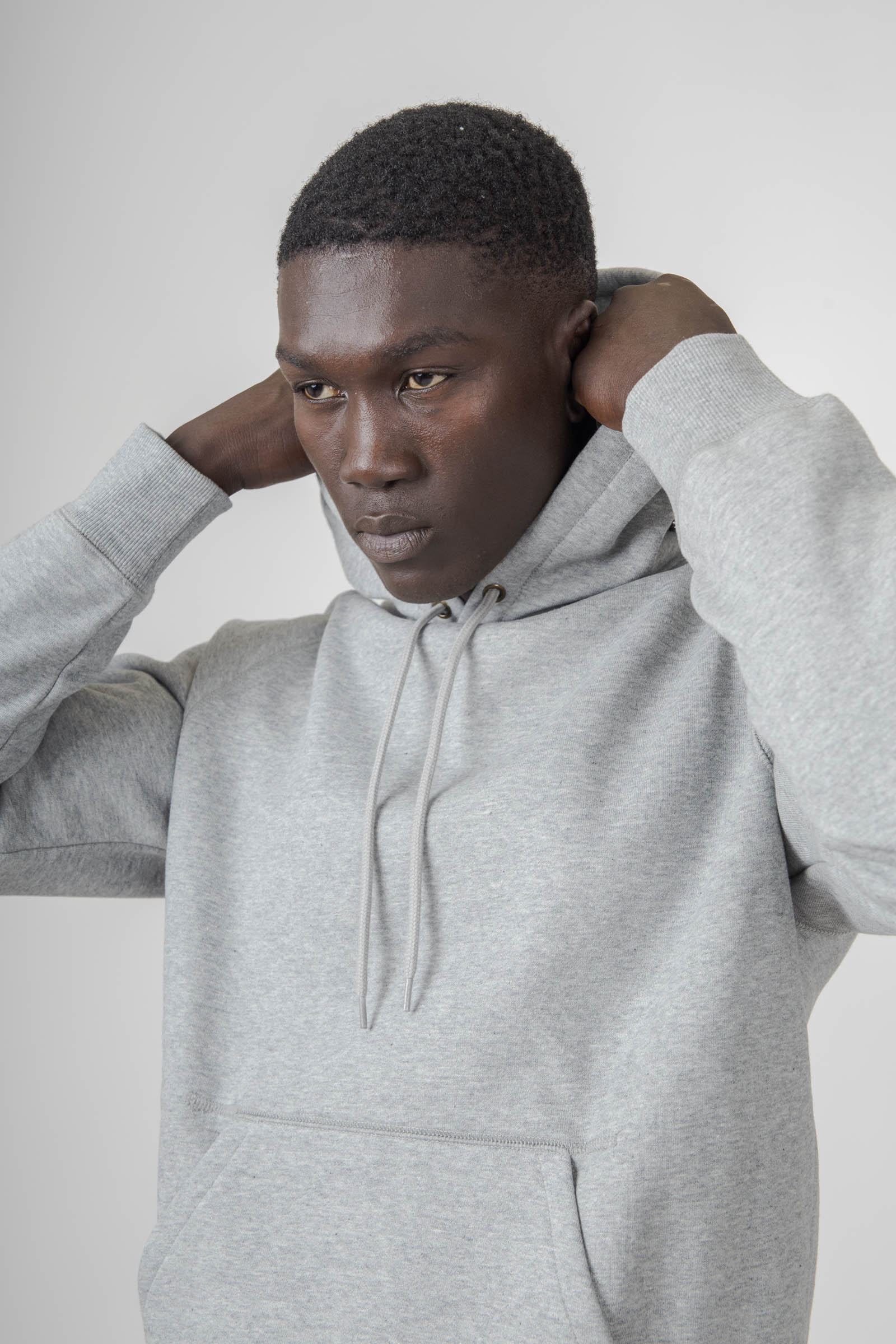 Carhartt Wip Hooded Chase Sweatshirt Grigio Uomo - 4