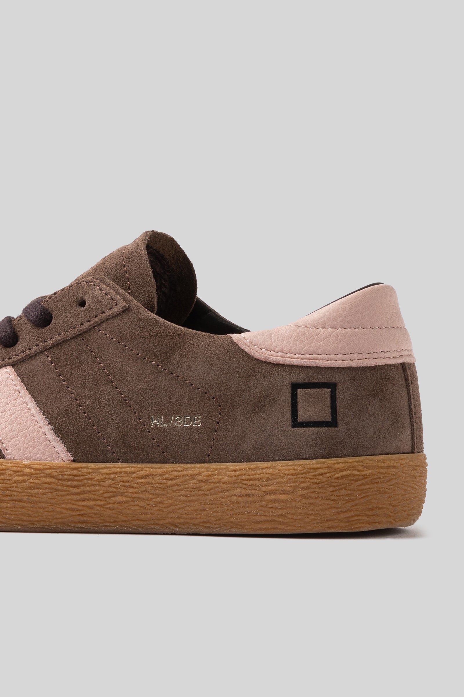 D.a.t.e. Sneaker Hill Low Suede Taupe Donna - 4