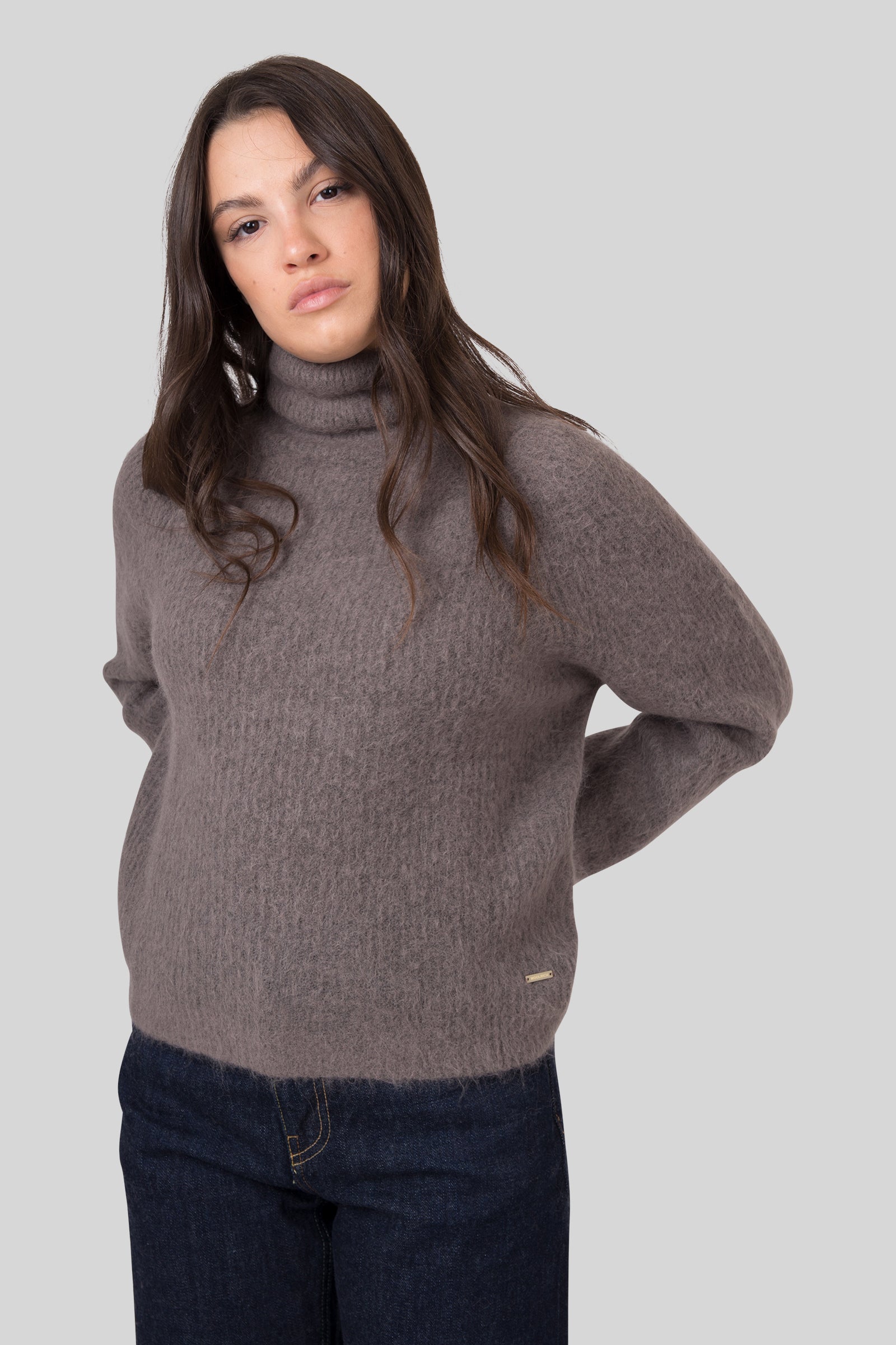 Soft Alpaca Turtleneck Sweater - 2