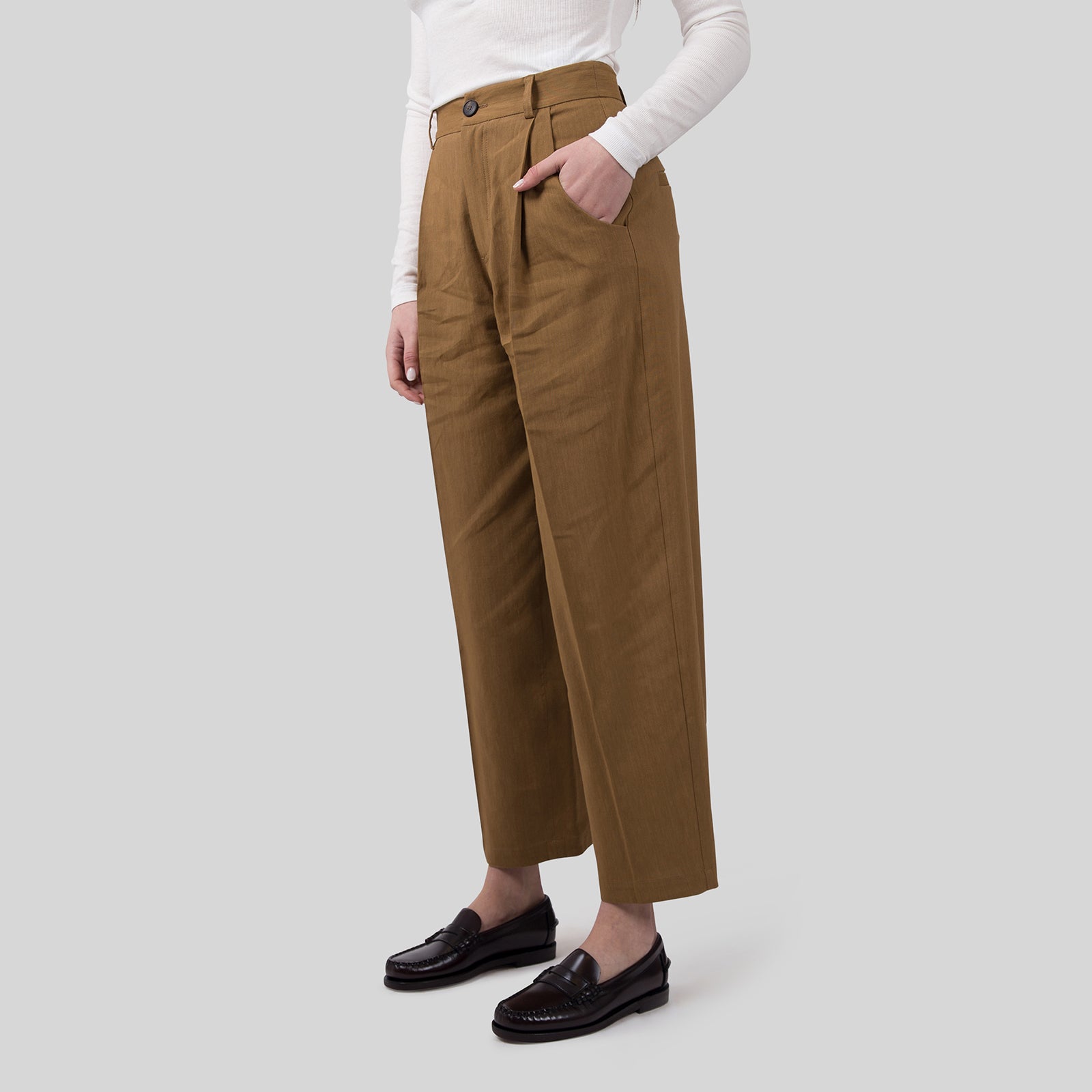 Tela Pantalone Ruben New Biscotto Donna - 4