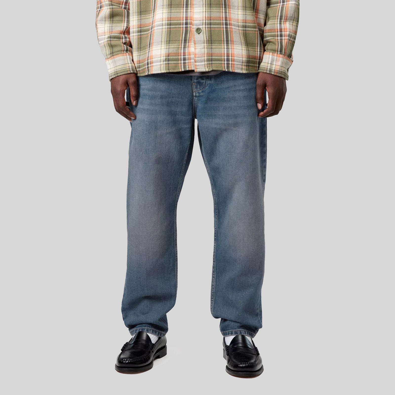 Carhartt Wip Newel Pant Blu Medio Uomo - 5