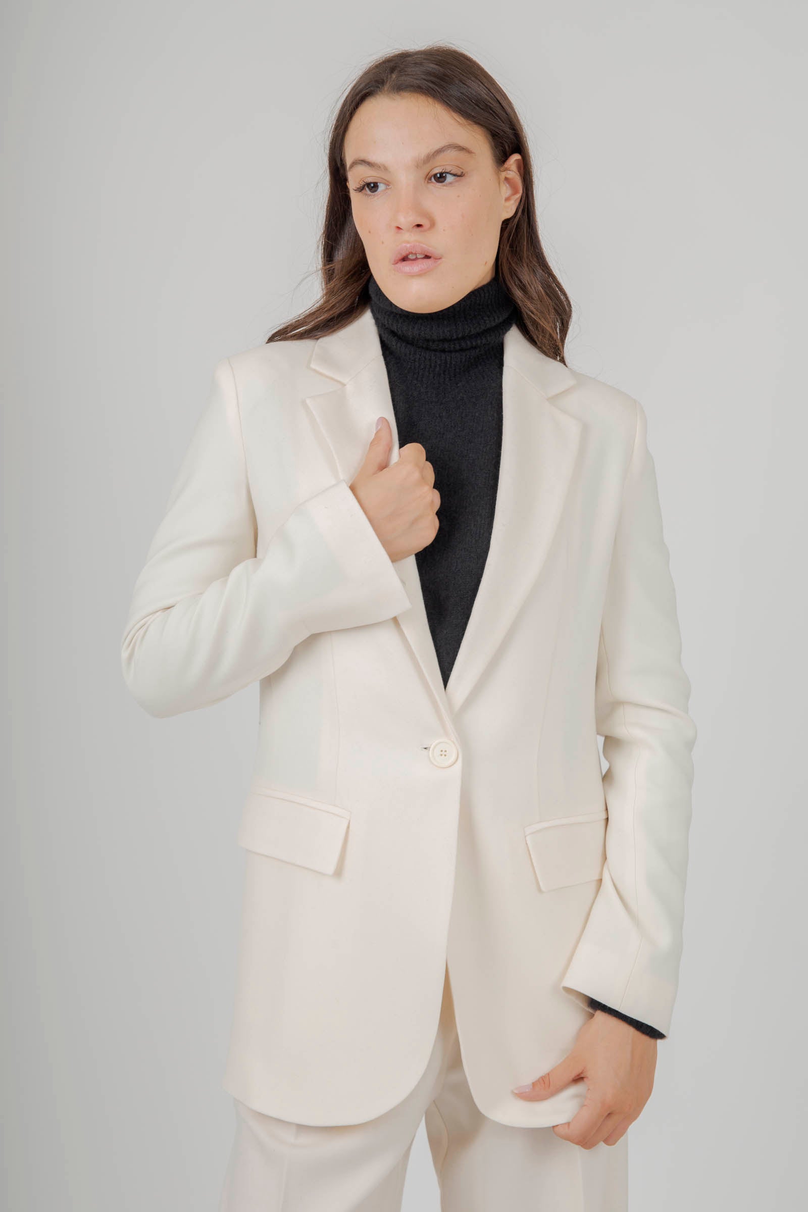 Semicouture Giacca Ebony Bianco Off Donna - 2