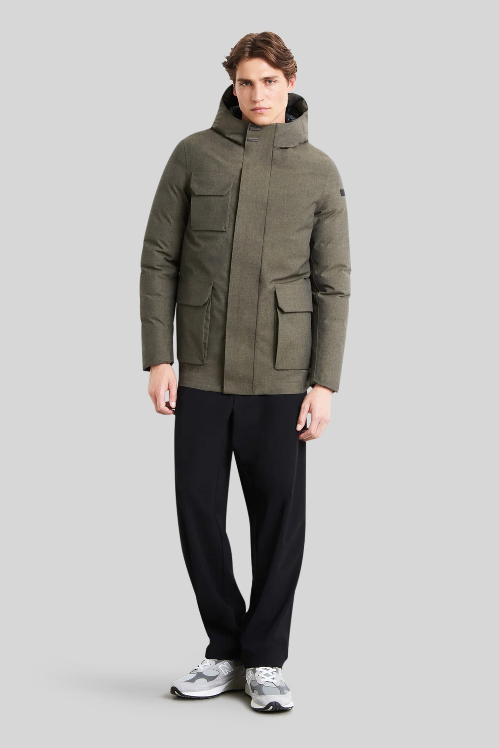 Rrd Terzilio Floating Field Hood Jkt Taupe Uomo - 4