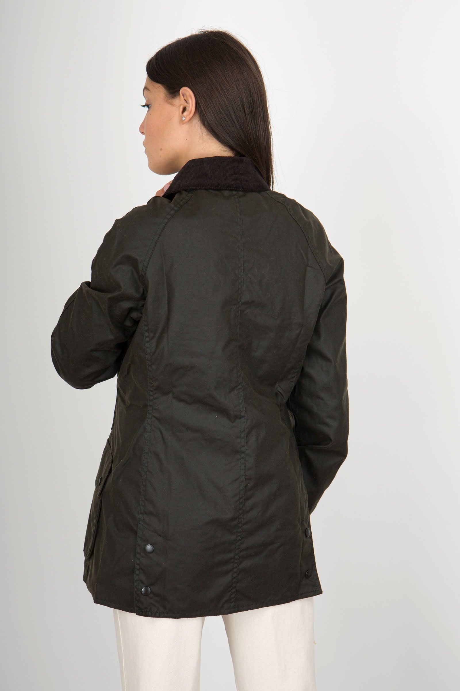 Beadnell Wax Jacket Olive - 3