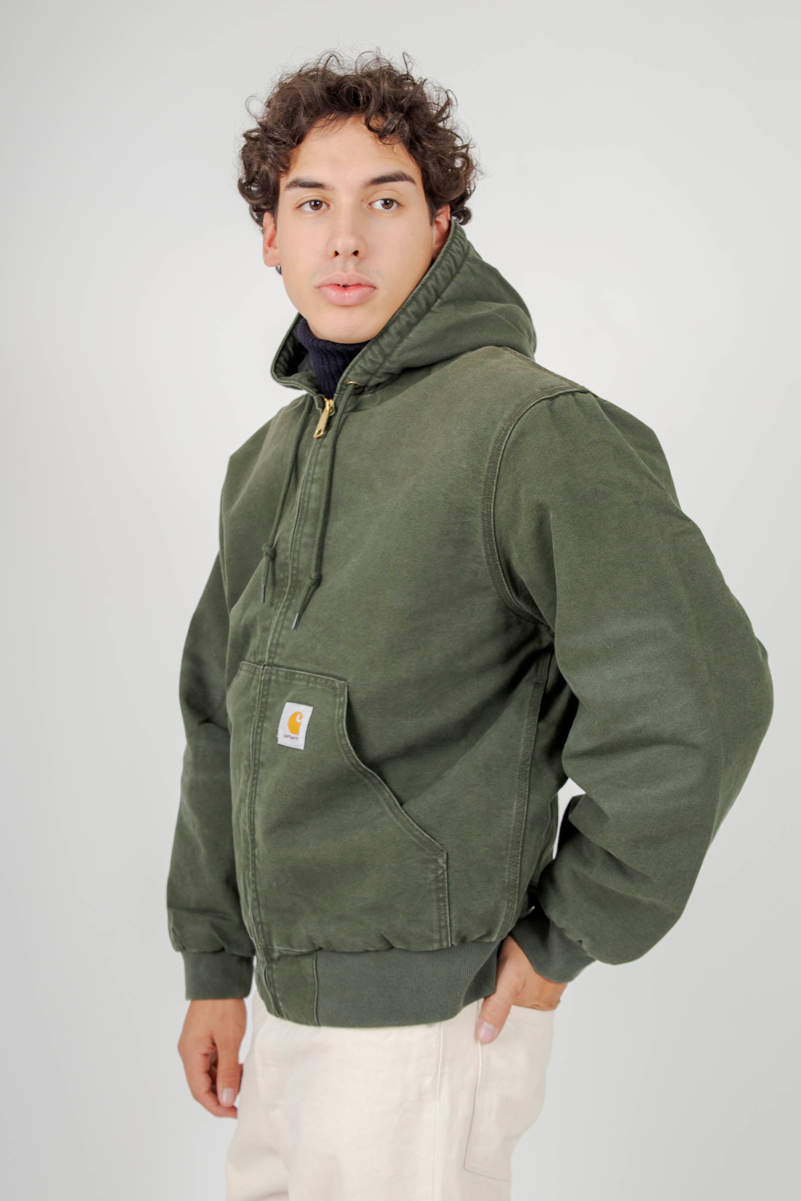 Carhartt Wip Og Active Jacket Verde Oliva Uomo - 4