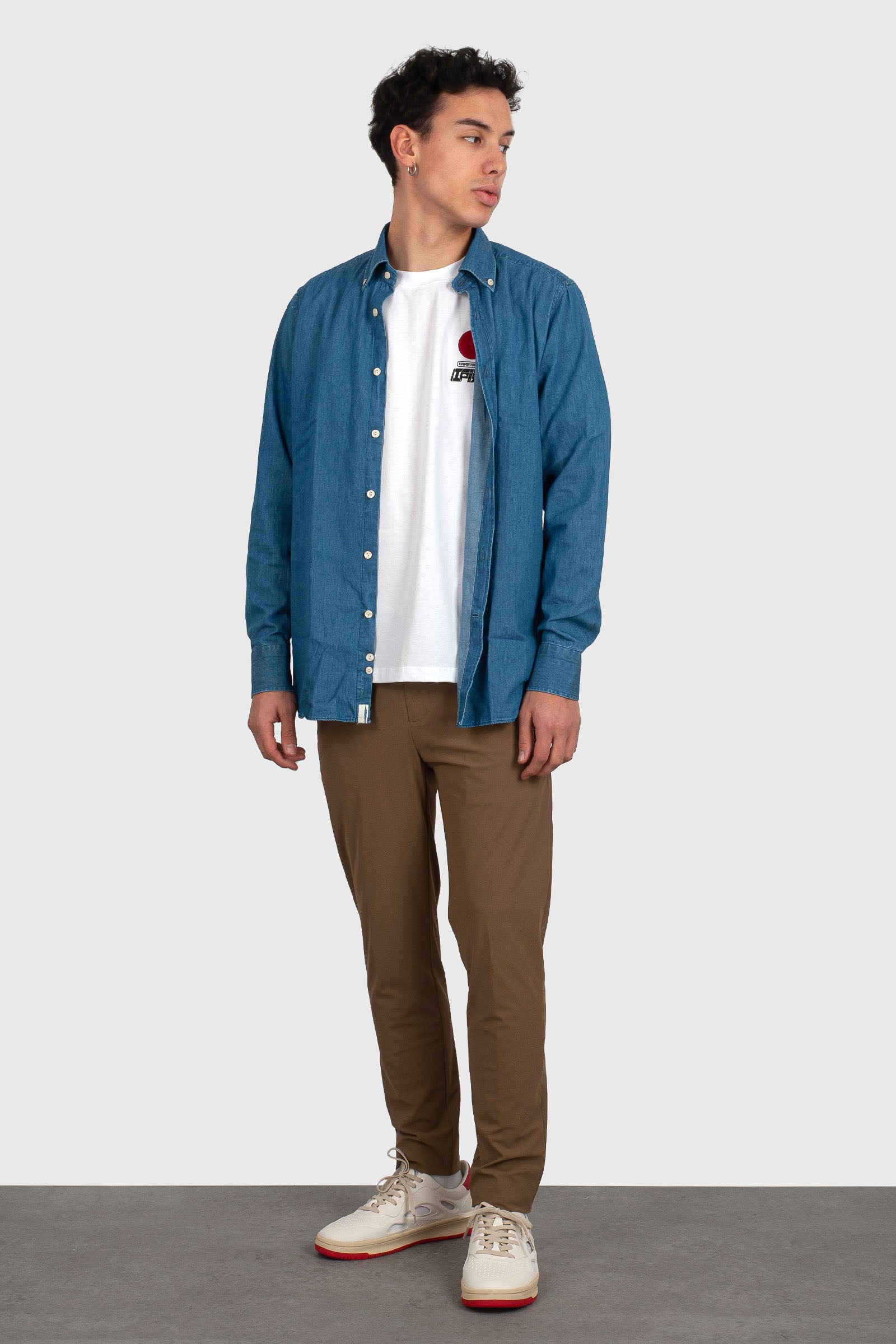 Edwin T-shirt Sun On Bianco Uomo - 3