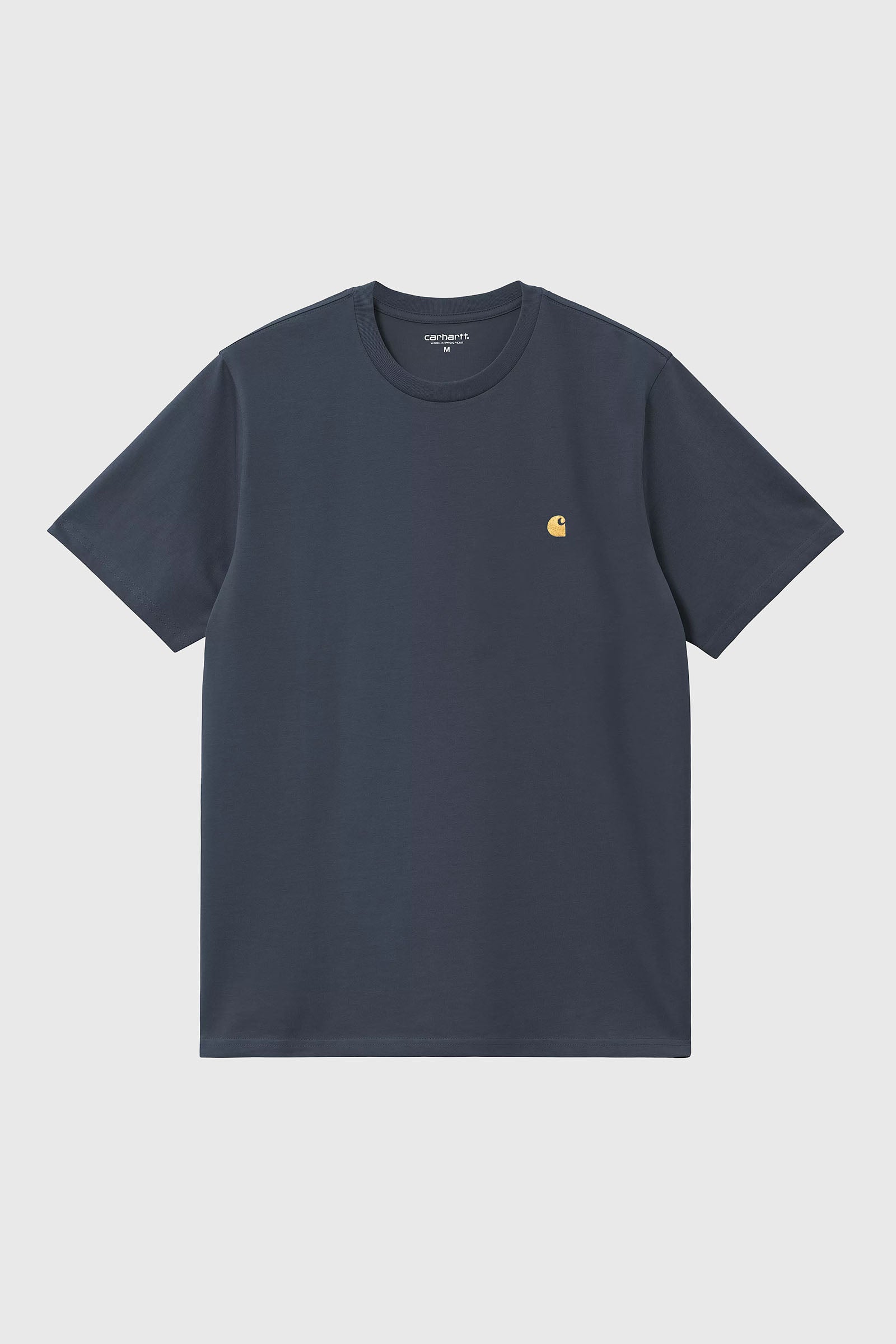 Carhartt Wip T-shirt S/s Chase Blu Uomo - 4